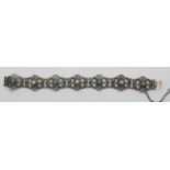 835er Silber-Armband, Türkise und Perlen, älter, 21,3gr., ca. L-18,5cm. 0