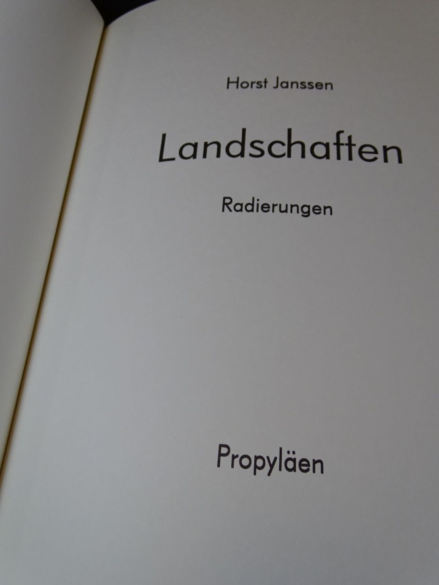 Horst Janssen "Radierungen" 2 Folio Bände in Schuber, neuwertig, 1971 - Image 3 of 9