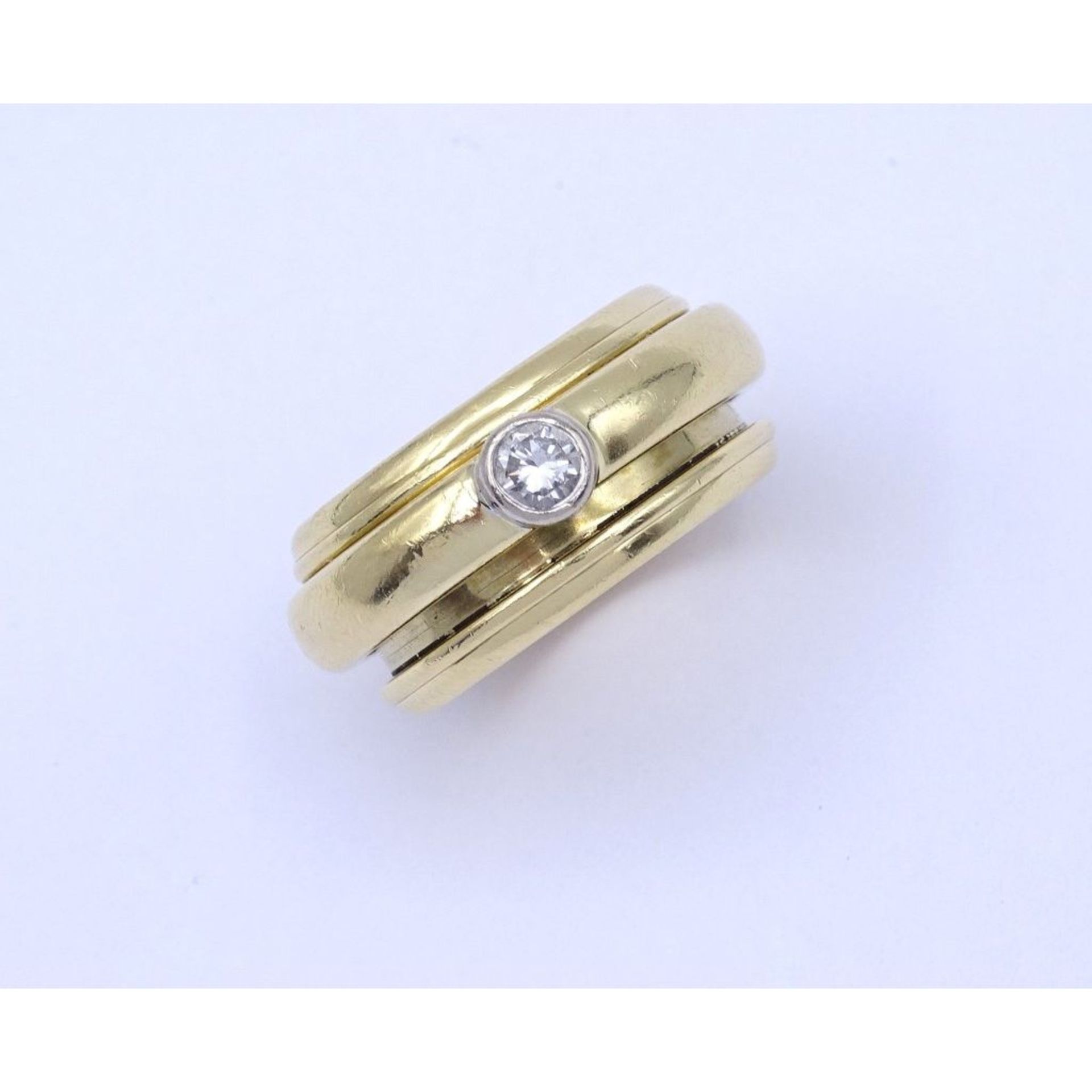 PIAGET Goldring 0.750 mit Brillant 0,25ct., Piaget 1993, 21,1g., RG 56 - Image 6 of 7