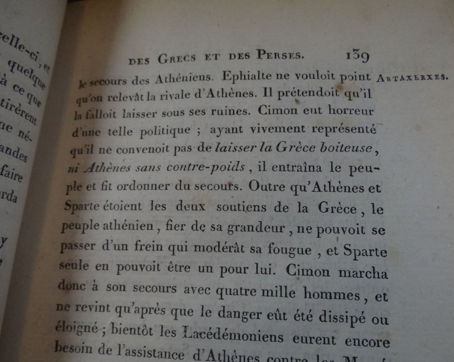 3 Bände "Prècis de L'Historire Ancienne" 1805, Ledereinbände, Gebrauchsspuren, Bd. 2-3-4, französis - Image 3 of 10