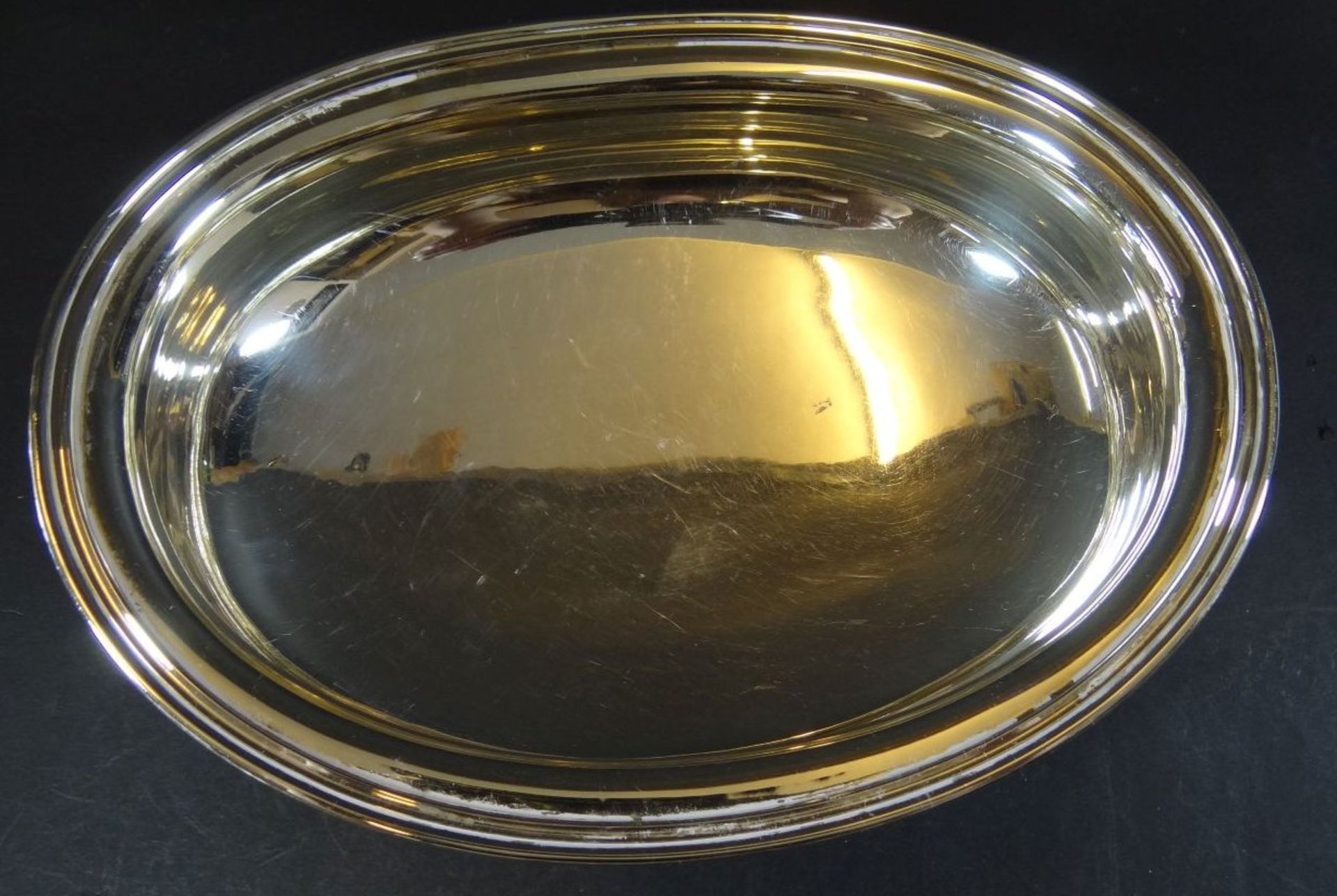 grosse ovale Schale, Silber-800-, guter Zustand, H-10 cm, 25x20 cm, 617 gr. - Image 2 of 5
