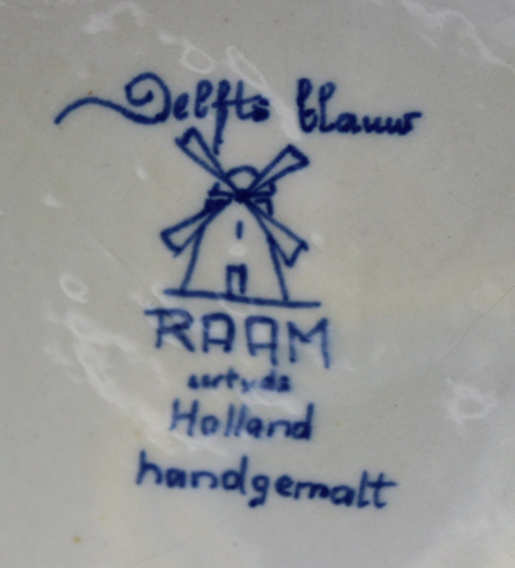 Bodenvase, RAAM Delfts blauw, H-59,5cm. - Image 4 of 4