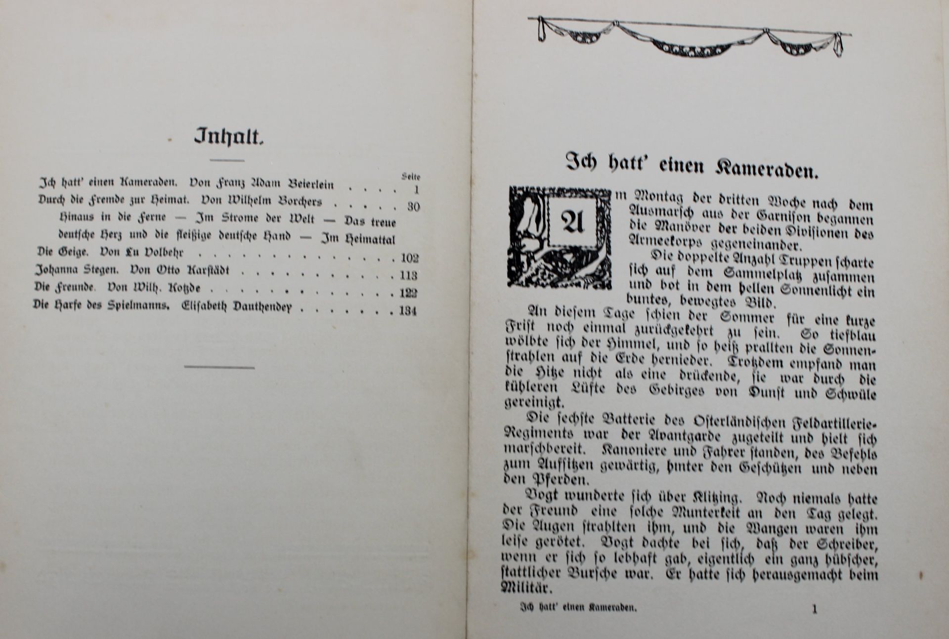 Franz Ad. Beierlein, Ich hatt' einen Kameraden, Neue deutsche Jugendbücher, um 1920 - Image 2 of 3