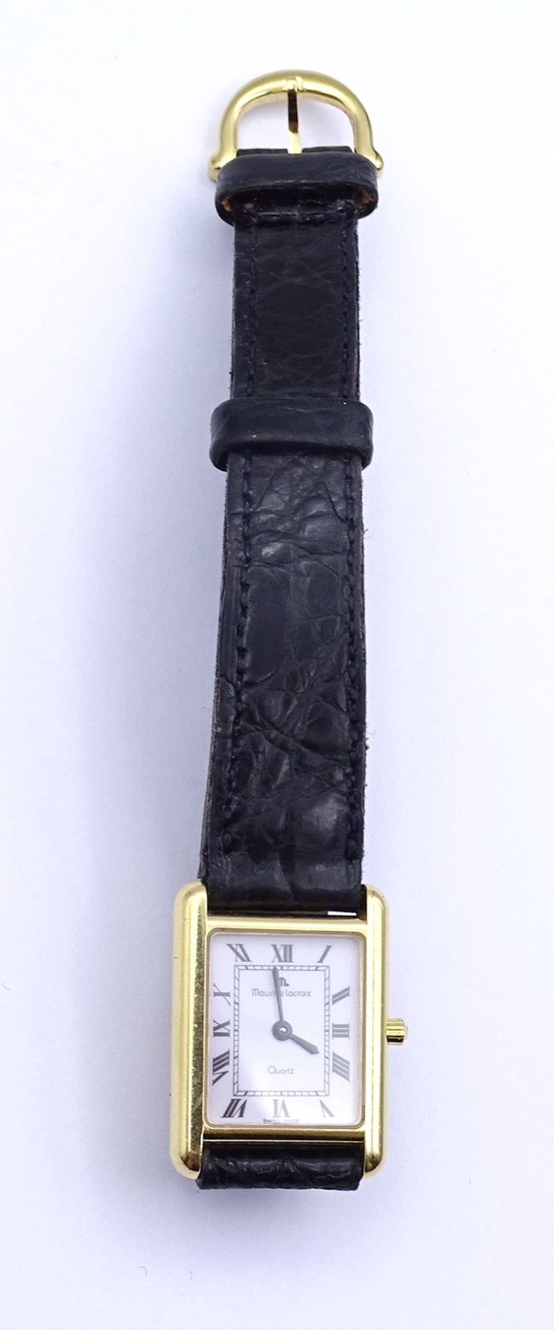 Damen Armbanduhr Maurice Lacroix, 18K Gold Gehäuse, Gehäuse 20x21mm, Funktion nicht geprüft - Bild 4 aus 6