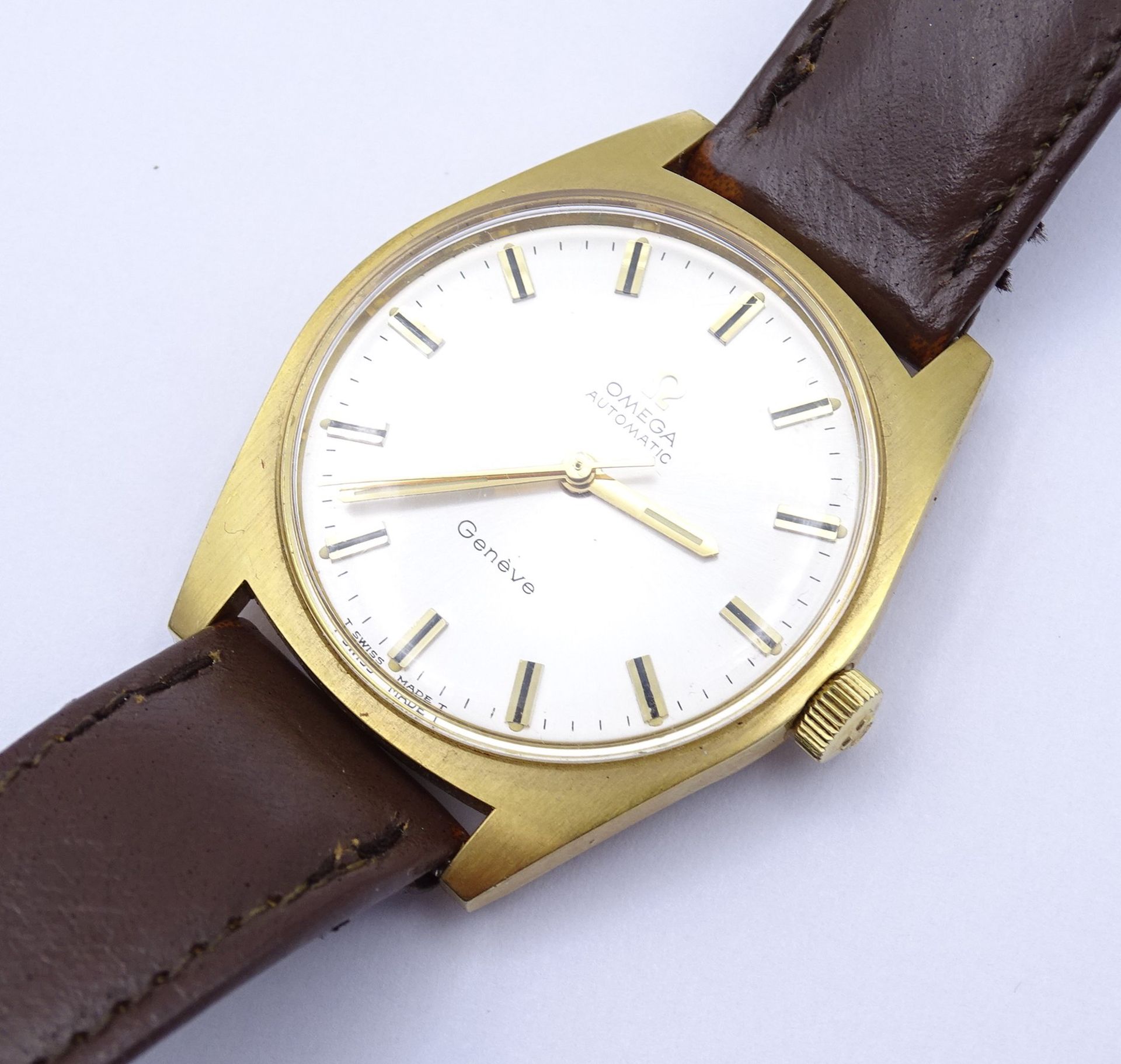 Herren Armbanduhr Omega Genevé, Automatic, D. 34,4mm, Werk läuft - Bild 3 aus 6