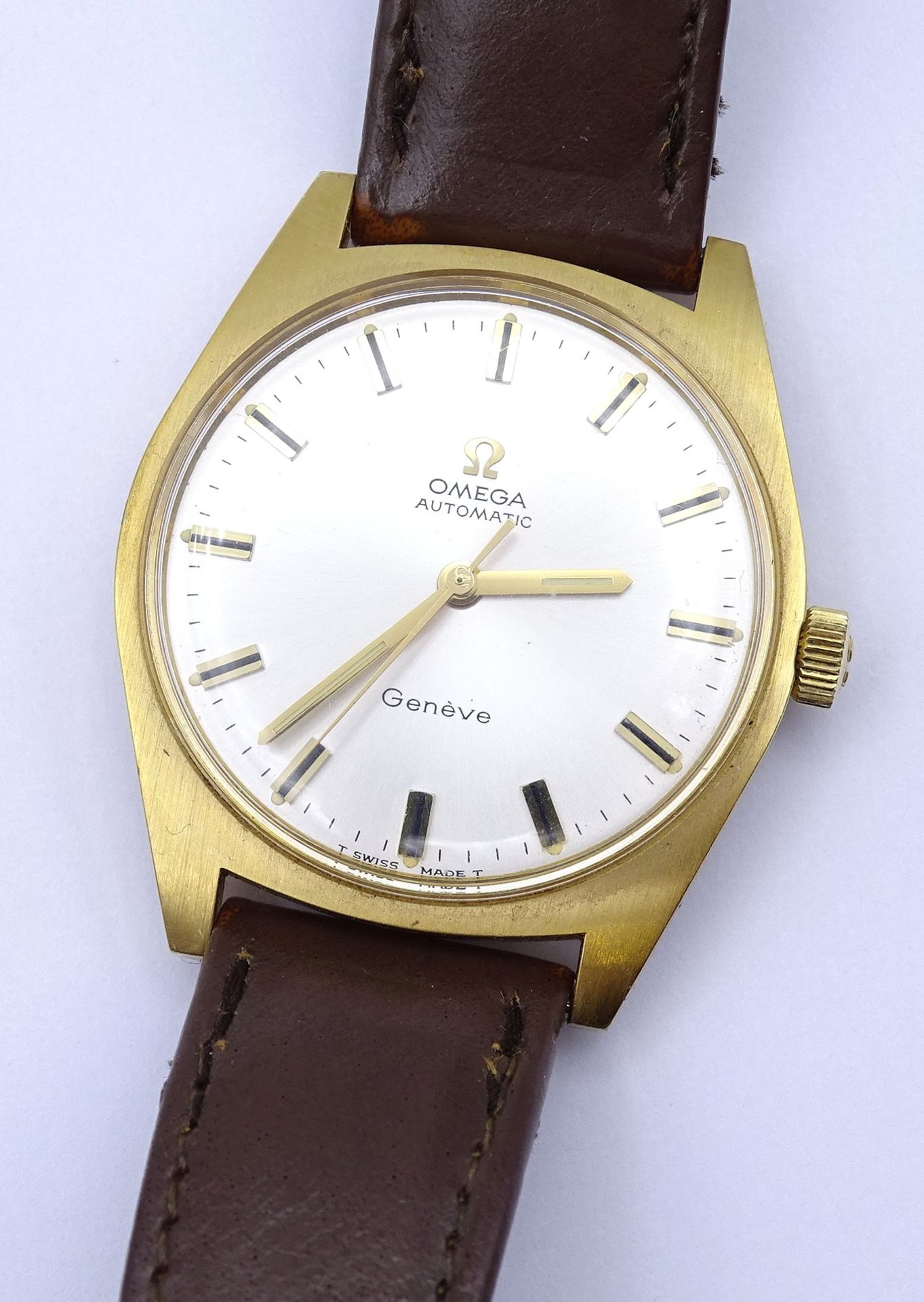 Herren Armbanduhr Omega Genevé, Automatic, D. 34,4mm, Werk läuft - Bild 2 aus 6