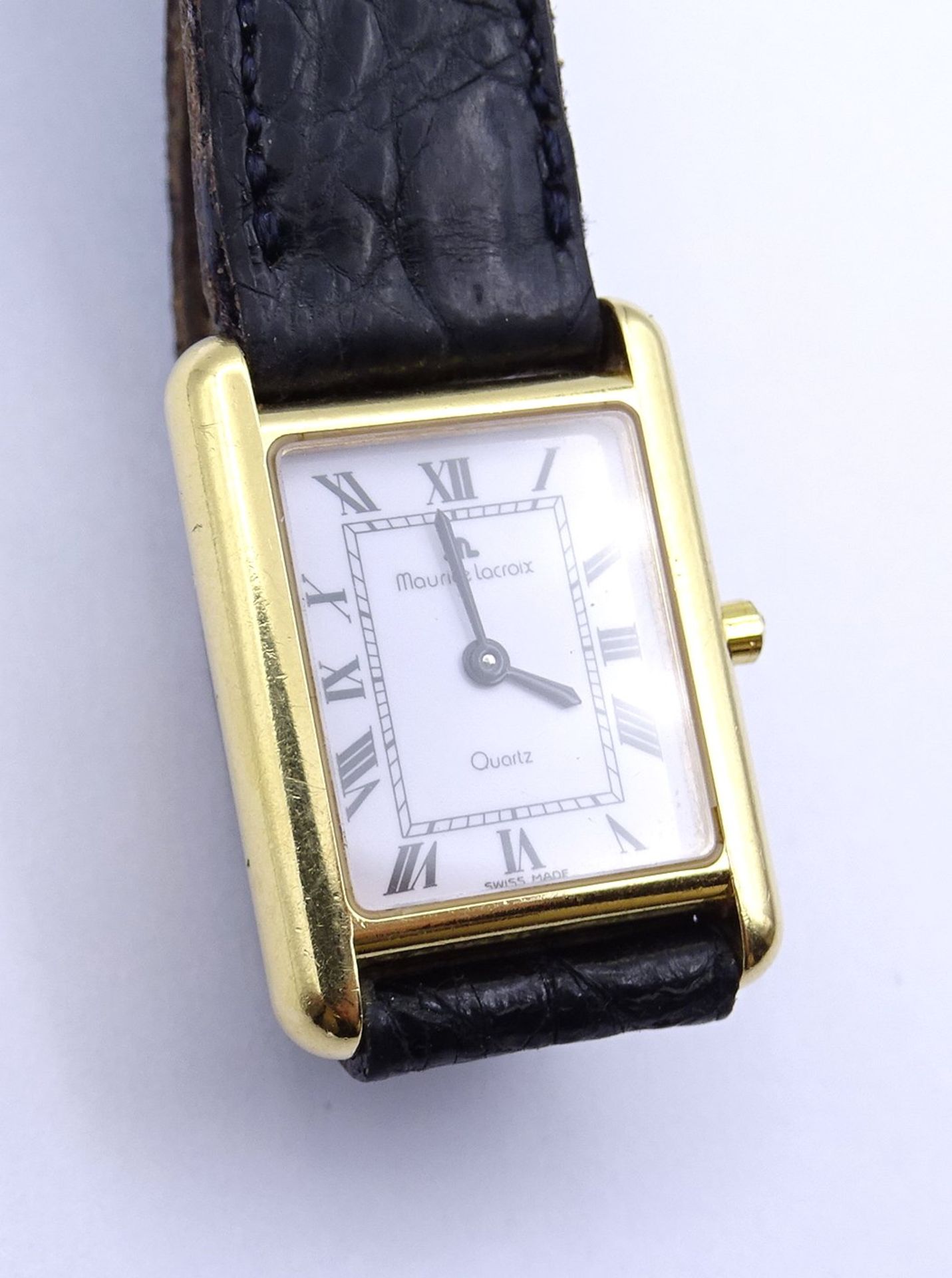 Damen Armbanduhr Maurice Lacroix, 18K Gold Gehäuse, Gehäuse 20x21mm, Funktion nicht geprüft - Bild 5 aus 6