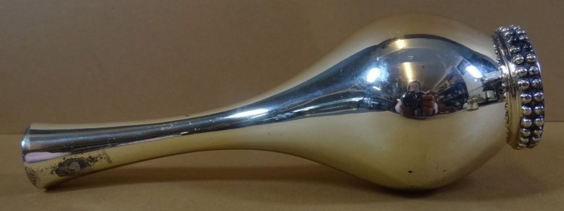 Vase, Silber-925-, H-15,5 cm, 90 gr. - Bild 3 aus 4