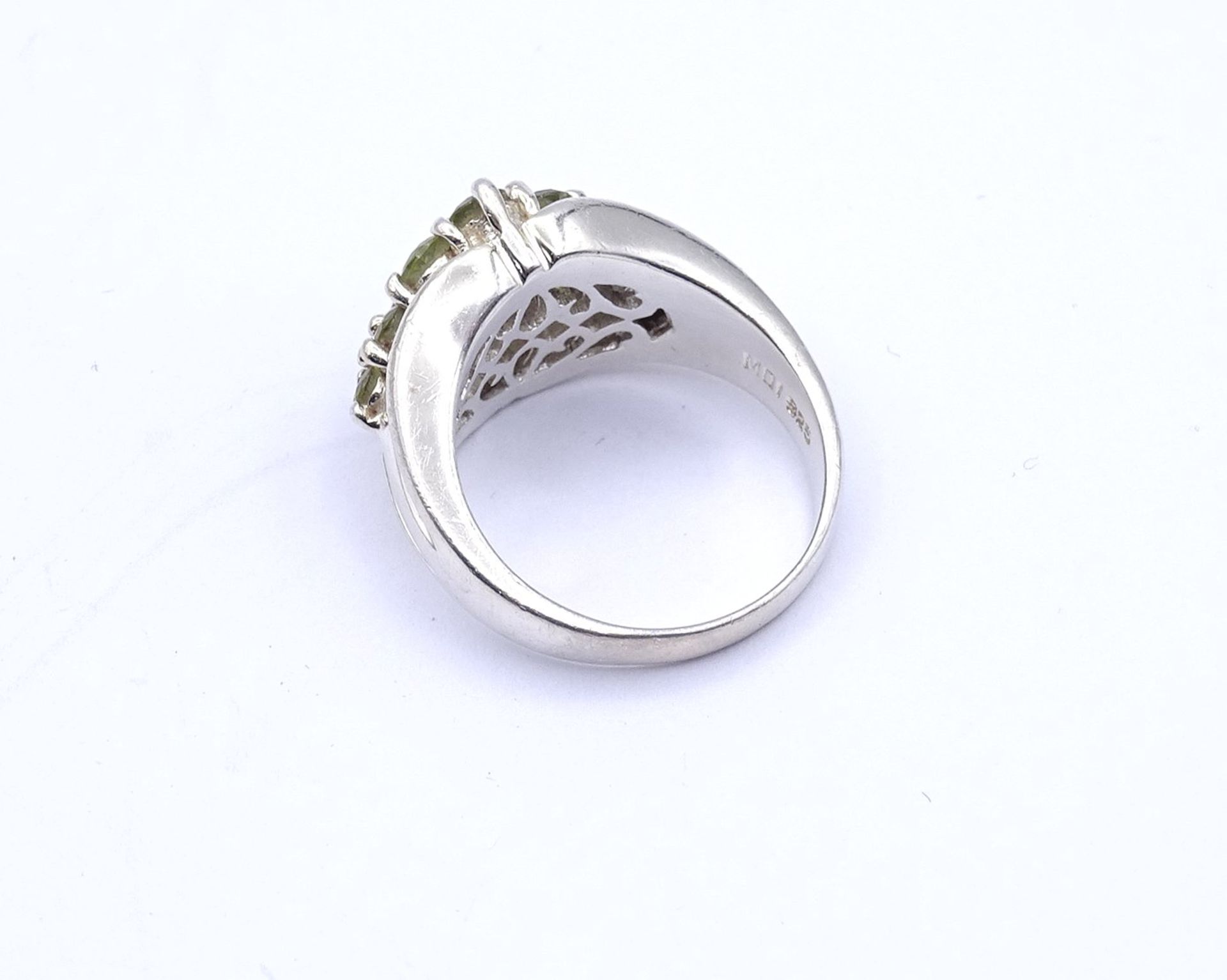 Peridot Silber Ring 0.925, 8,0g., RG 53 - Bild 4 aus 4