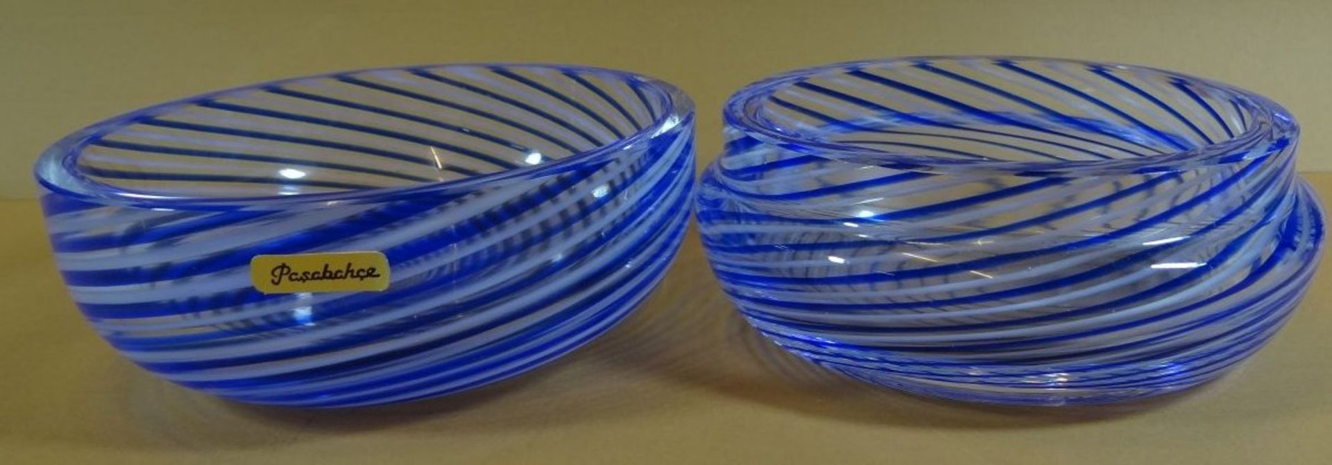 Deckeldose "Pasabahce" Spiralglas, H-8 cm, D-12 cm - Bild 3 aus 5