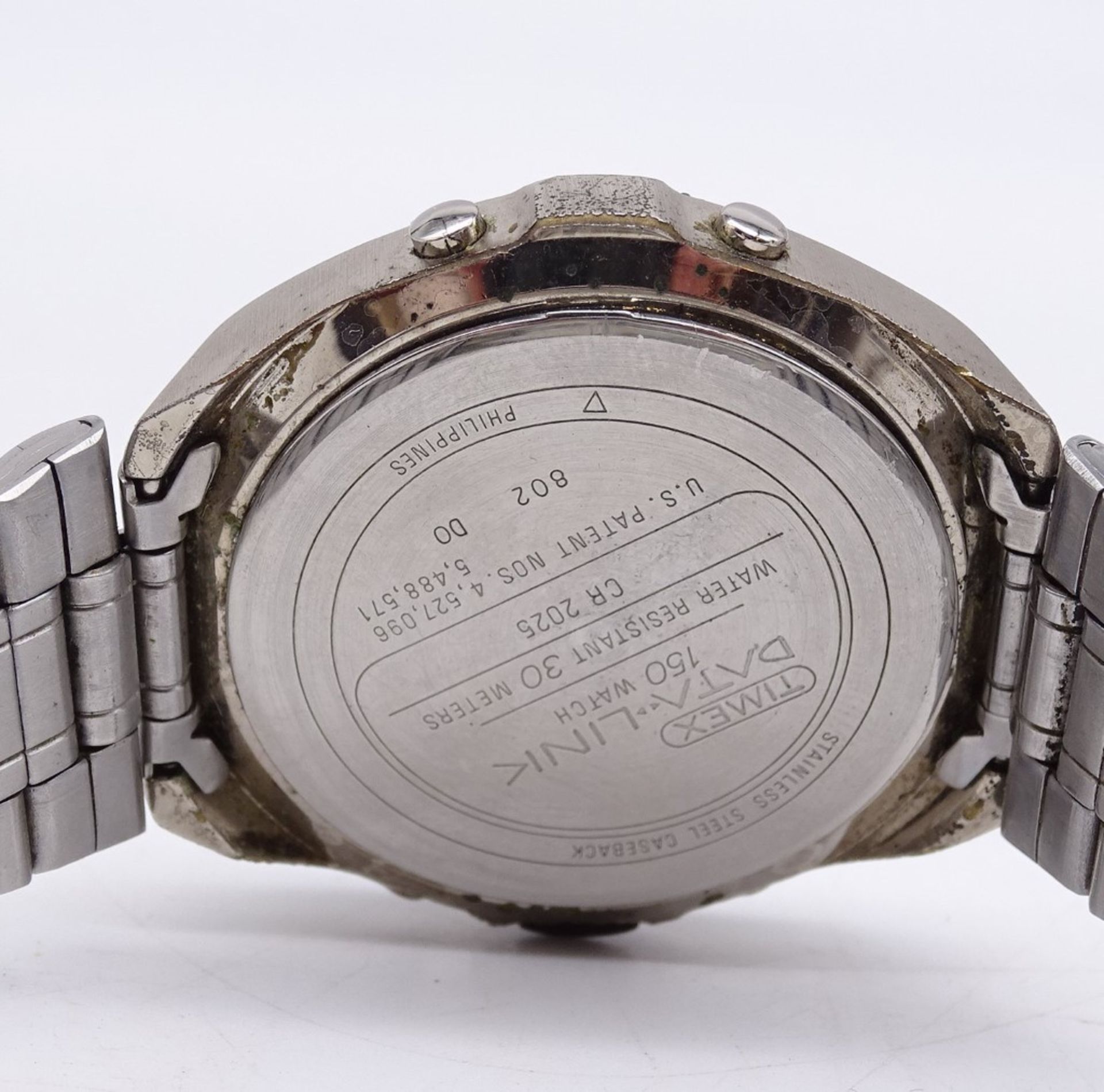 2 Armbanduhren, Timex Data Link Smartwatch und Junghans Elegance Quartz, Gehäuse Ø: 4,3 und 2,3 cm, - Bild 7 aus 9