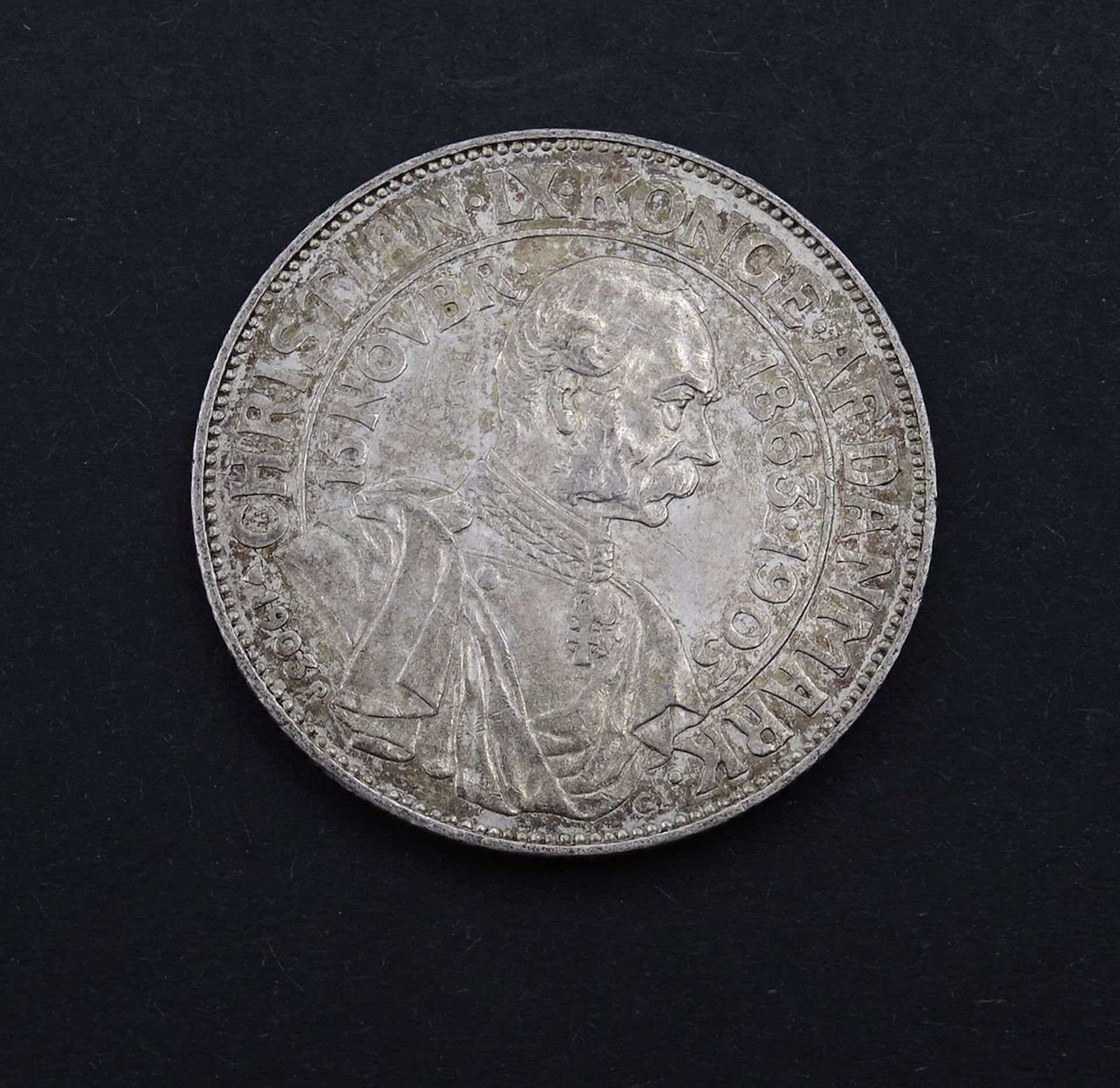 2 Kroner Dänemark 1903, 31,0mm, 14,97g.