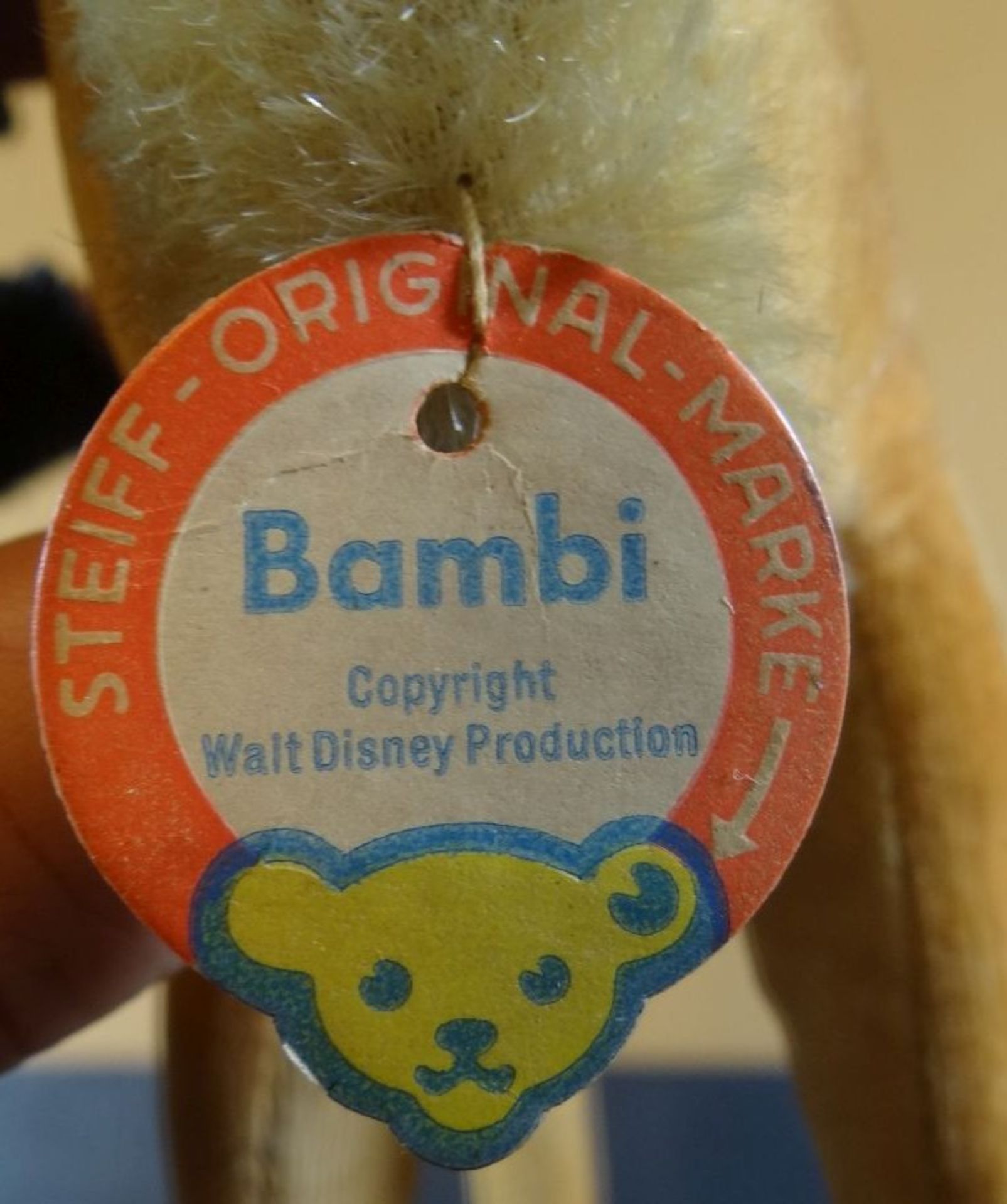 grosses Steiff Walt Disney Bambi, komplett, H-23 cm - Image 4 of 6