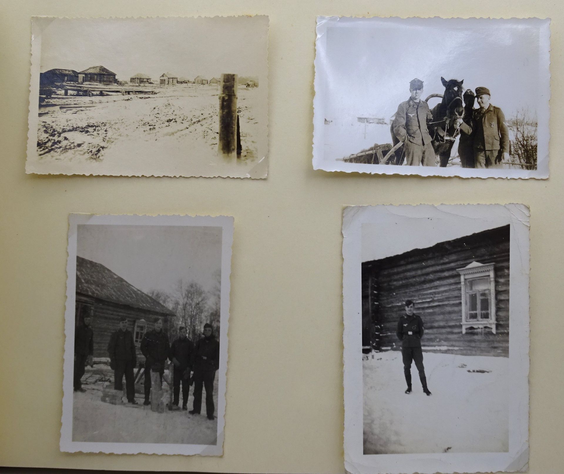 Fotoalbum "Kriegs-Erinnerungen", 72 Fotos und 2 Postkarten - Bild 8 aus 9
