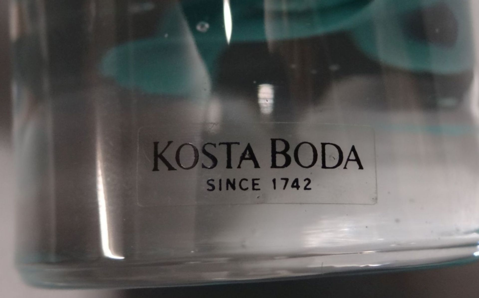 Kunstglas-Kerzenständer "Kosta Boda", H-14,5 cm - Image 3 of 4