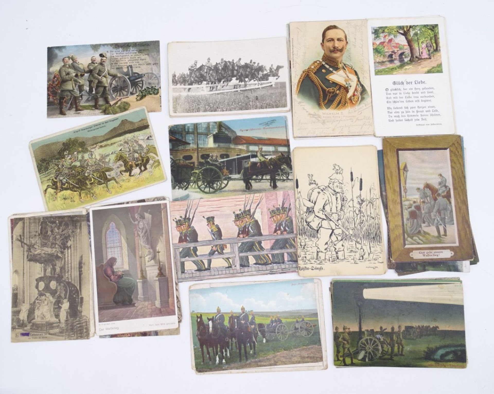 Konvolut alter Feldpostkarten, Kaiserreich, 1. WK, überwiegend gelaufen, ca. 130 St.