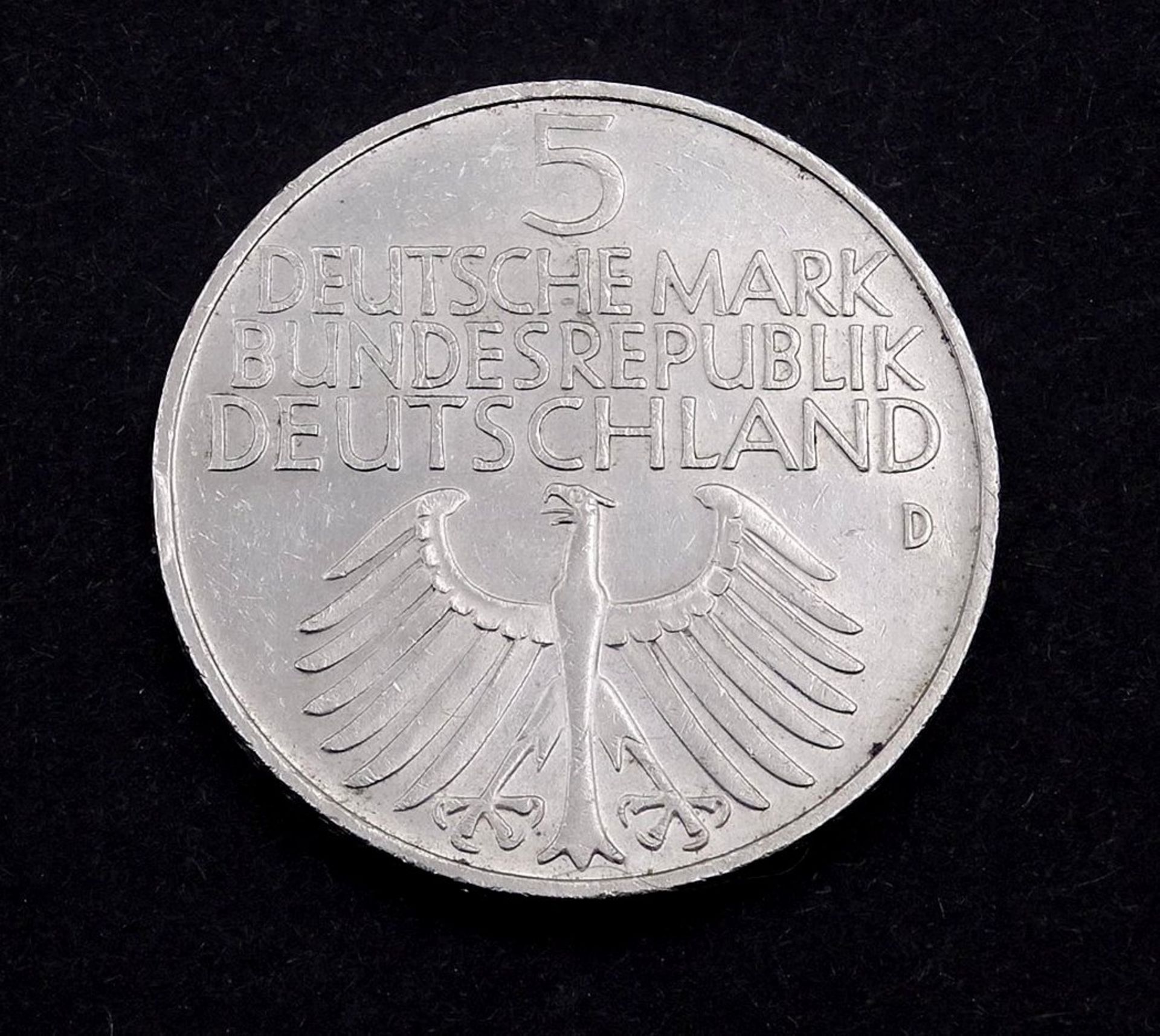 5 Deutsche Mark 1952 D, Germanisches Museum, 11,2g. - Bild 2 aus 8