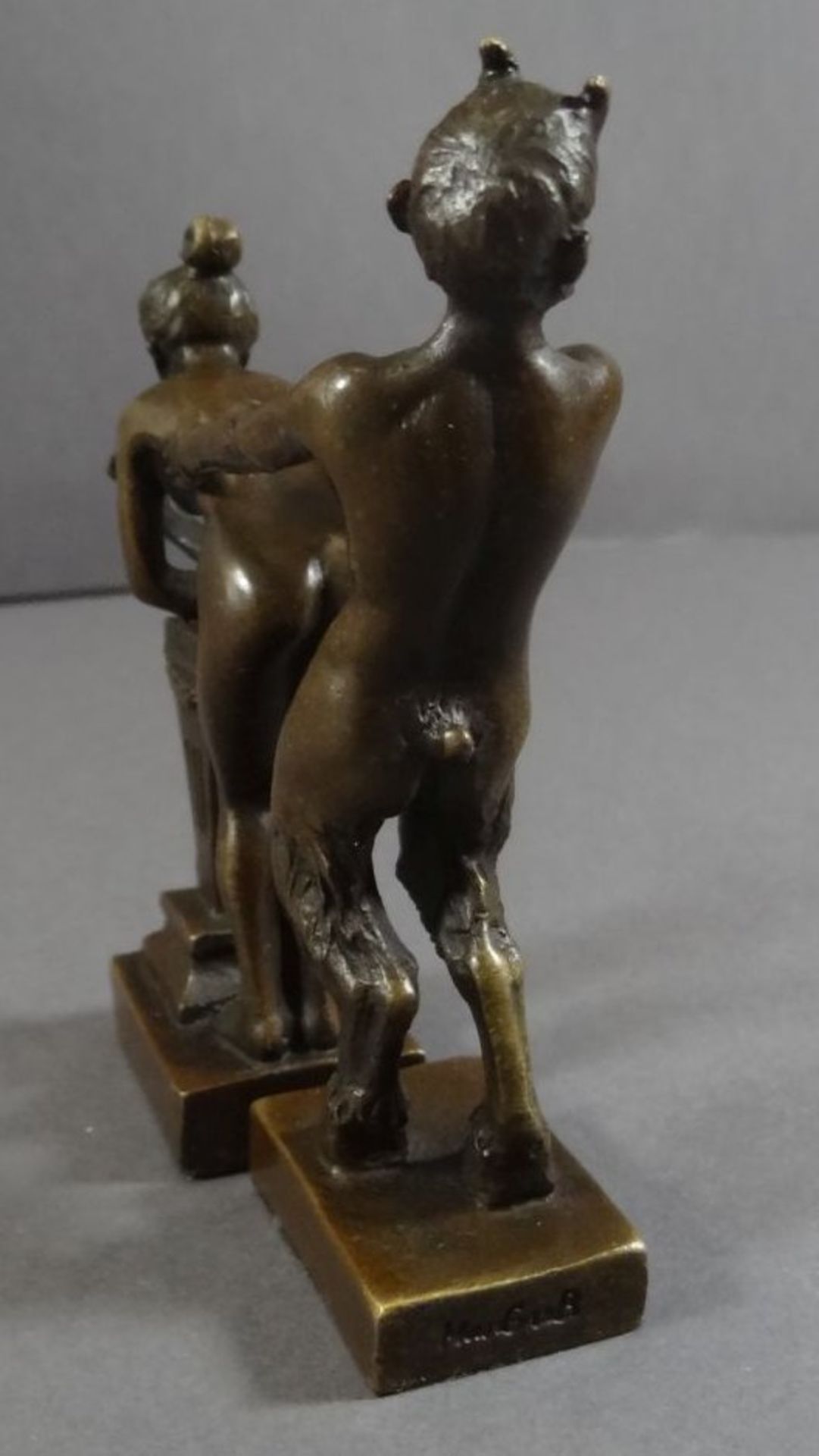 Franz BERGMANN (1861-1936) erotische Bronze, zweiteilig, gemarkt, H-11 cm - Bild 5 aus 6
