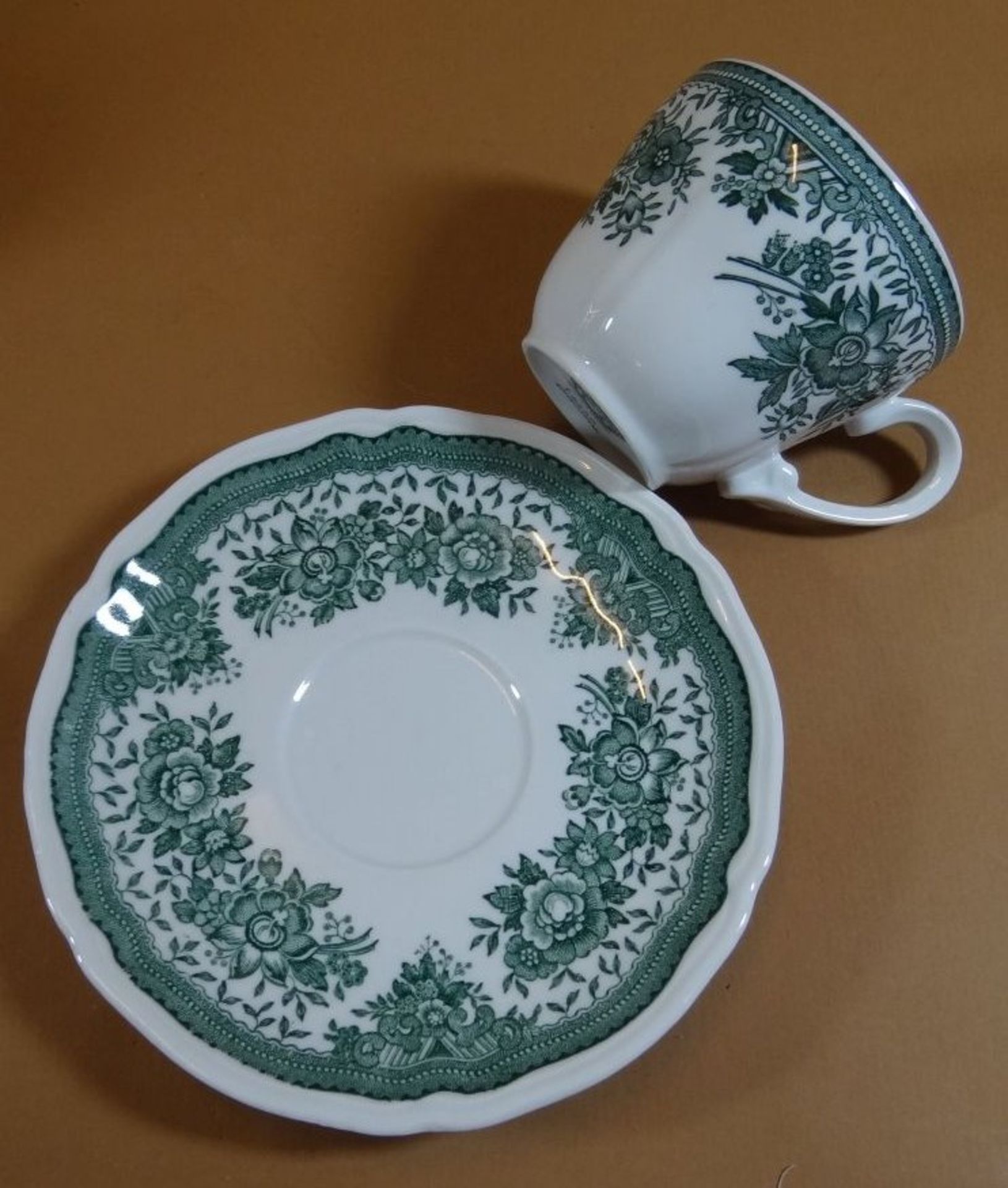 28 Teile Kaffeeservice "Villeroy&Boch", Dekor Fasan - Bild 7 aus 8