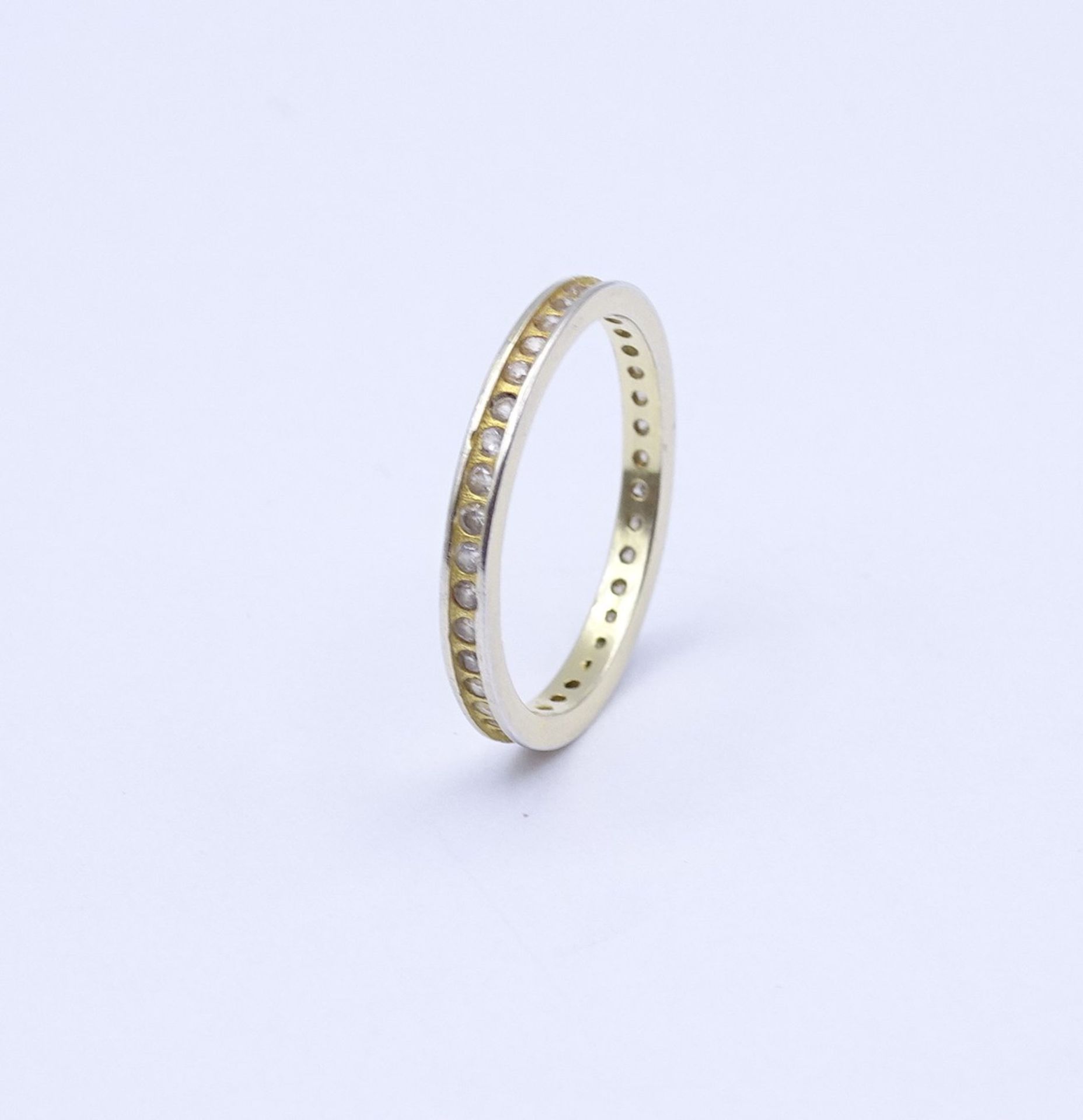 Memory Ring , Silber 0.925 - vergoldet, 1,5g., RG 56 - Image 2 of 3