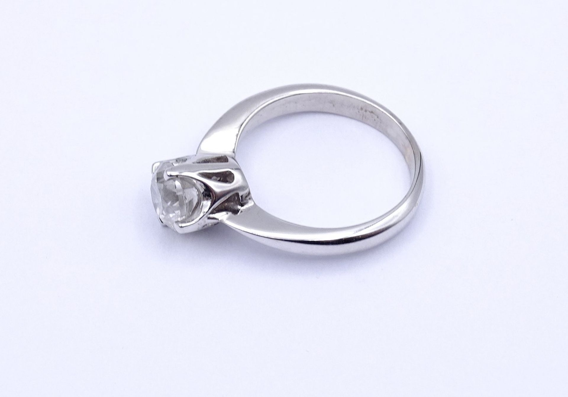 Diamant Ring, Weißgold 14K , Diamant 1,50ct., Farbe H , Reinheit P1, 4,8g., RG 54 / 55 - Bild 4 aus 7