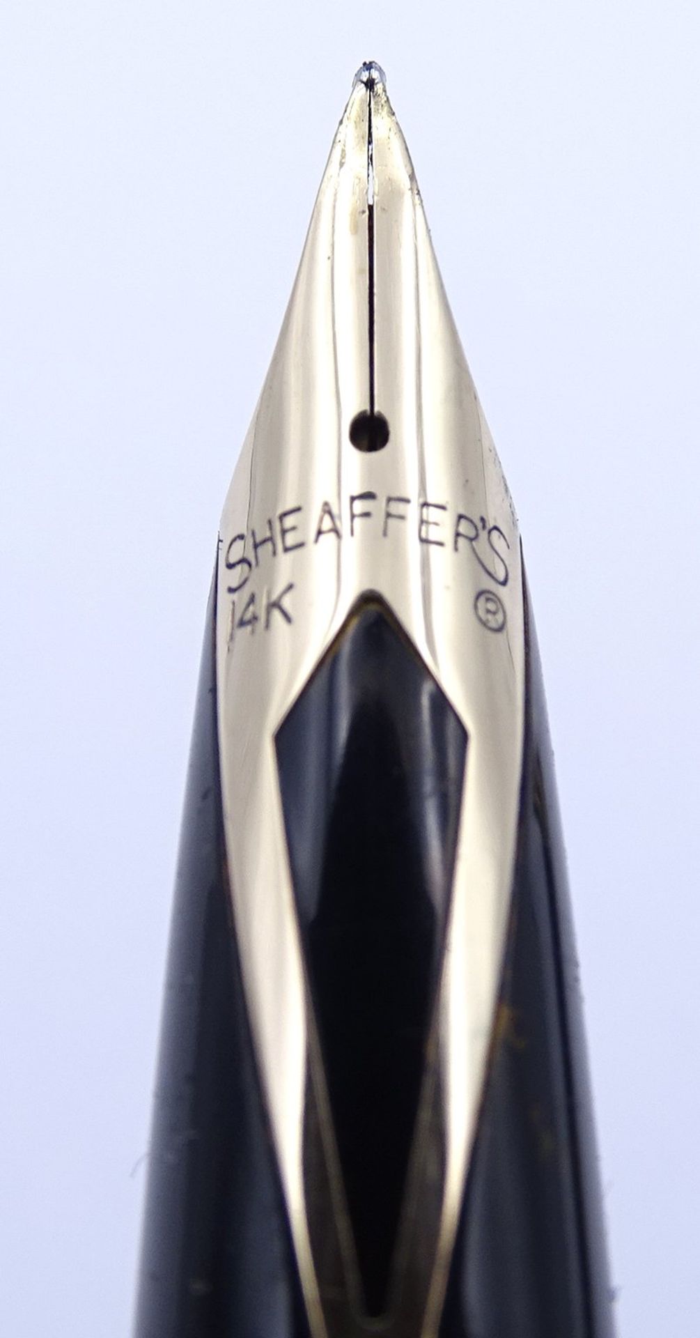 Sheaffer´s Füller, GG Feder 0.585, L. 13,5cm, Alters- und Gebrauchsspuren - Image 3 of 6