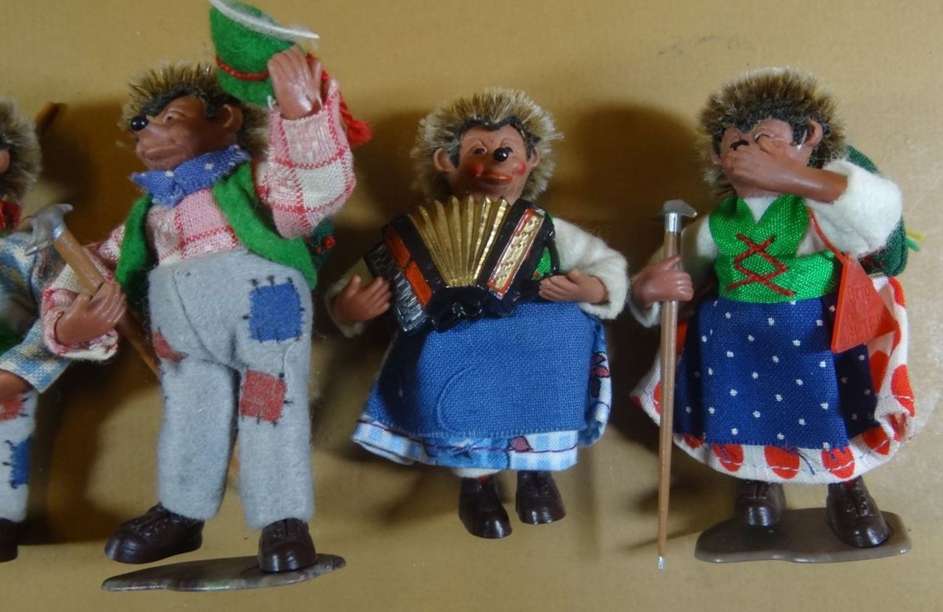 10x Mecki Figuren von Fa. Gustav Peter, Tirol, zwischen 1950-1970 - Bild 4 aus 9