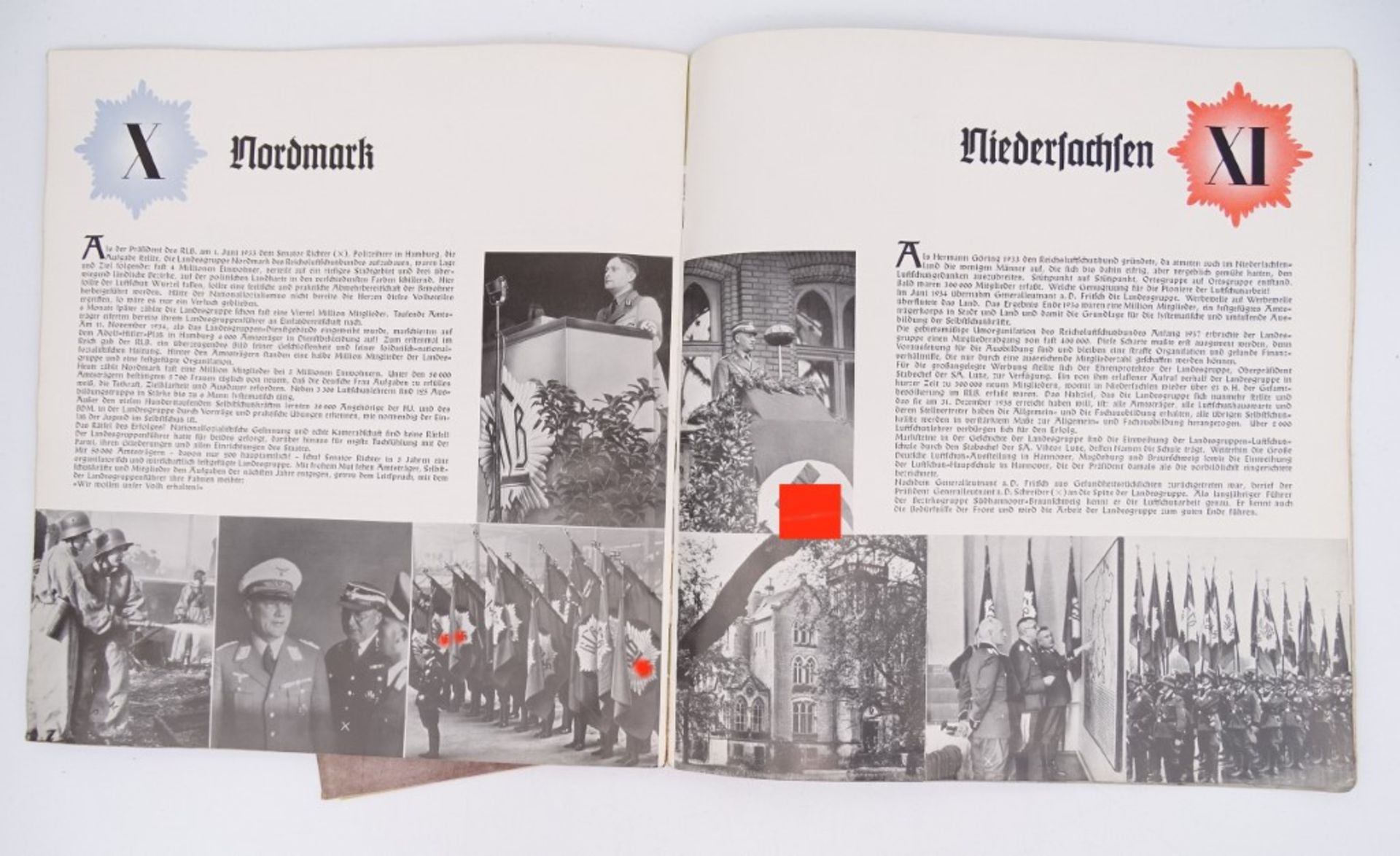 2 Hefte, 3. Reich, "Deutsche Luftwacht" und "5 Jahre Reichsluftschutzbund", mit Altersspuren - Bild 4 aus 7