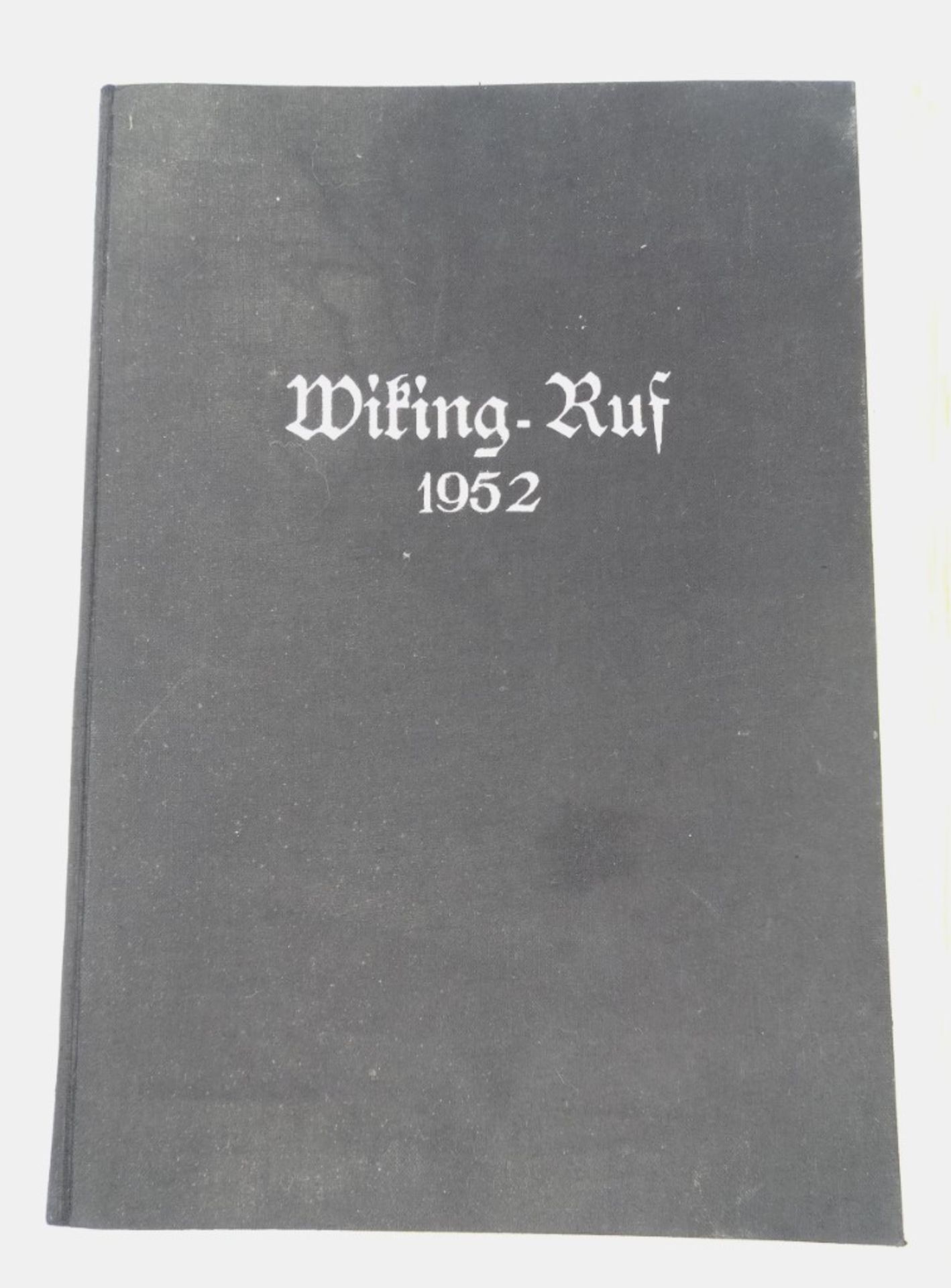 Sammelordner "Wiking-Ruf" 1952 mit 18 Ausgaben von 1951-1953, mit Altersspuren, teilweise leichte B