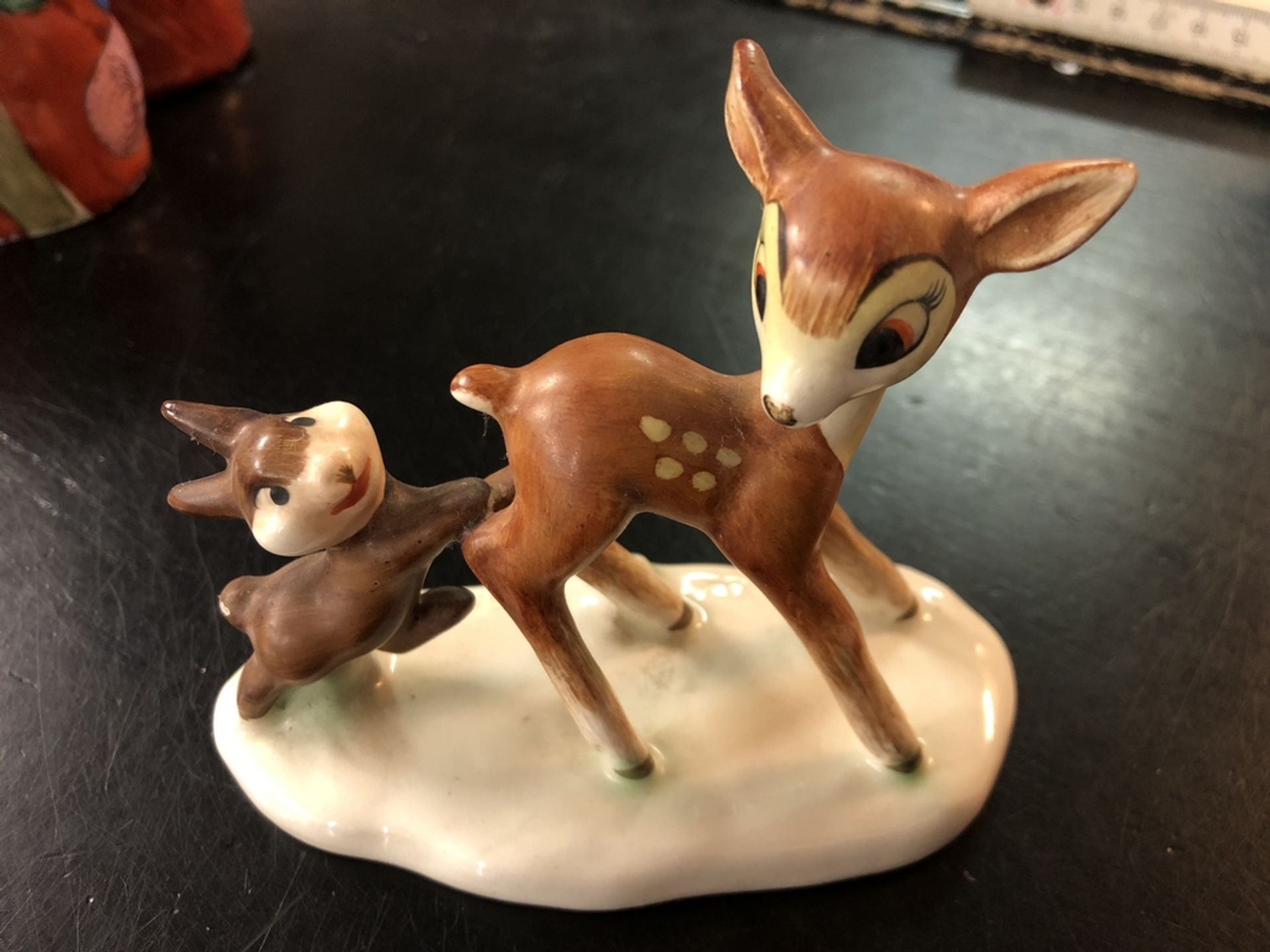 Bambi mit Klopfer "Goebel" Walt Disney, älter, H-8 cm