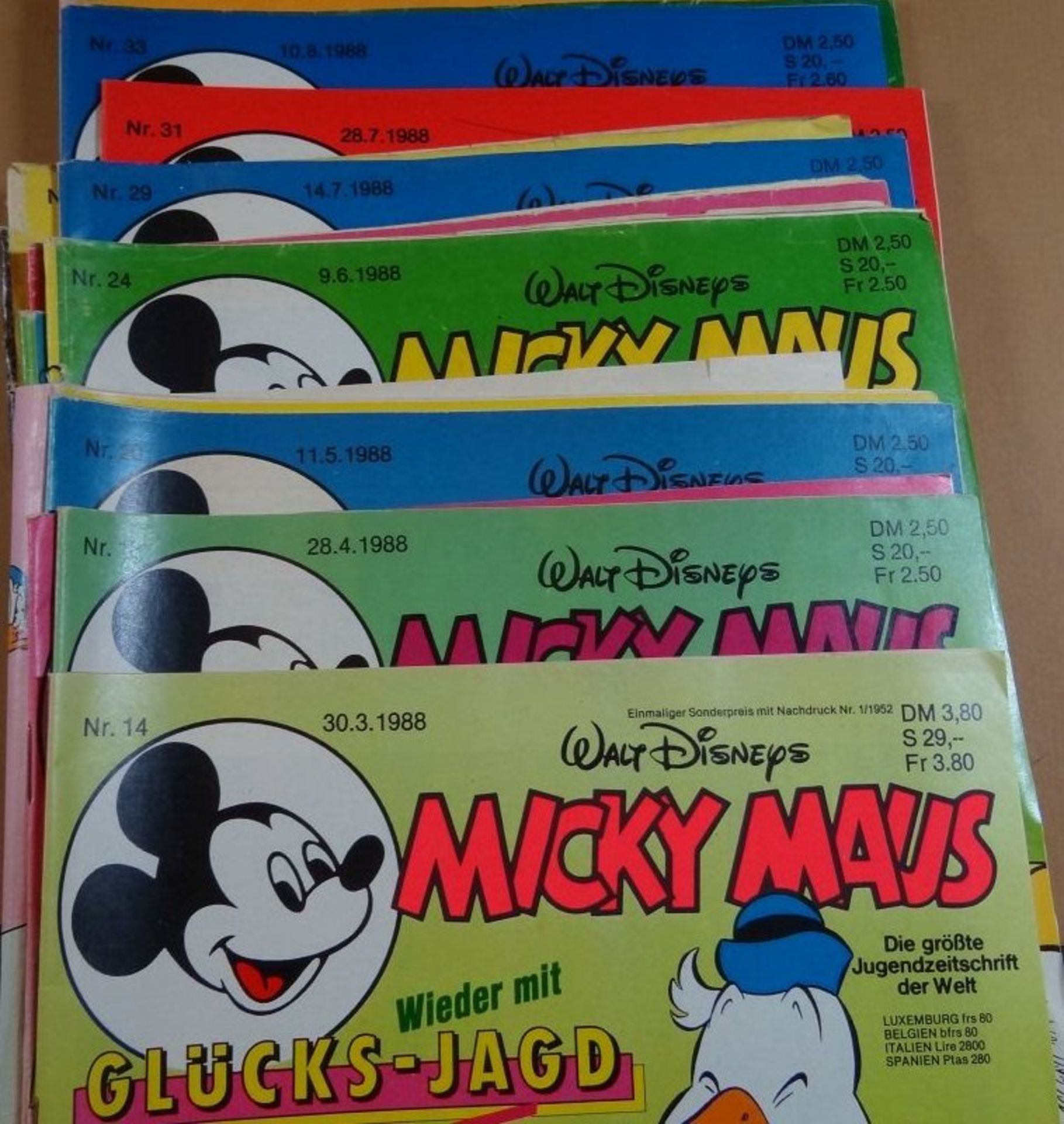 150 Micky Maus Hefte, ab ca. 1980 - Bild 3 aus 8