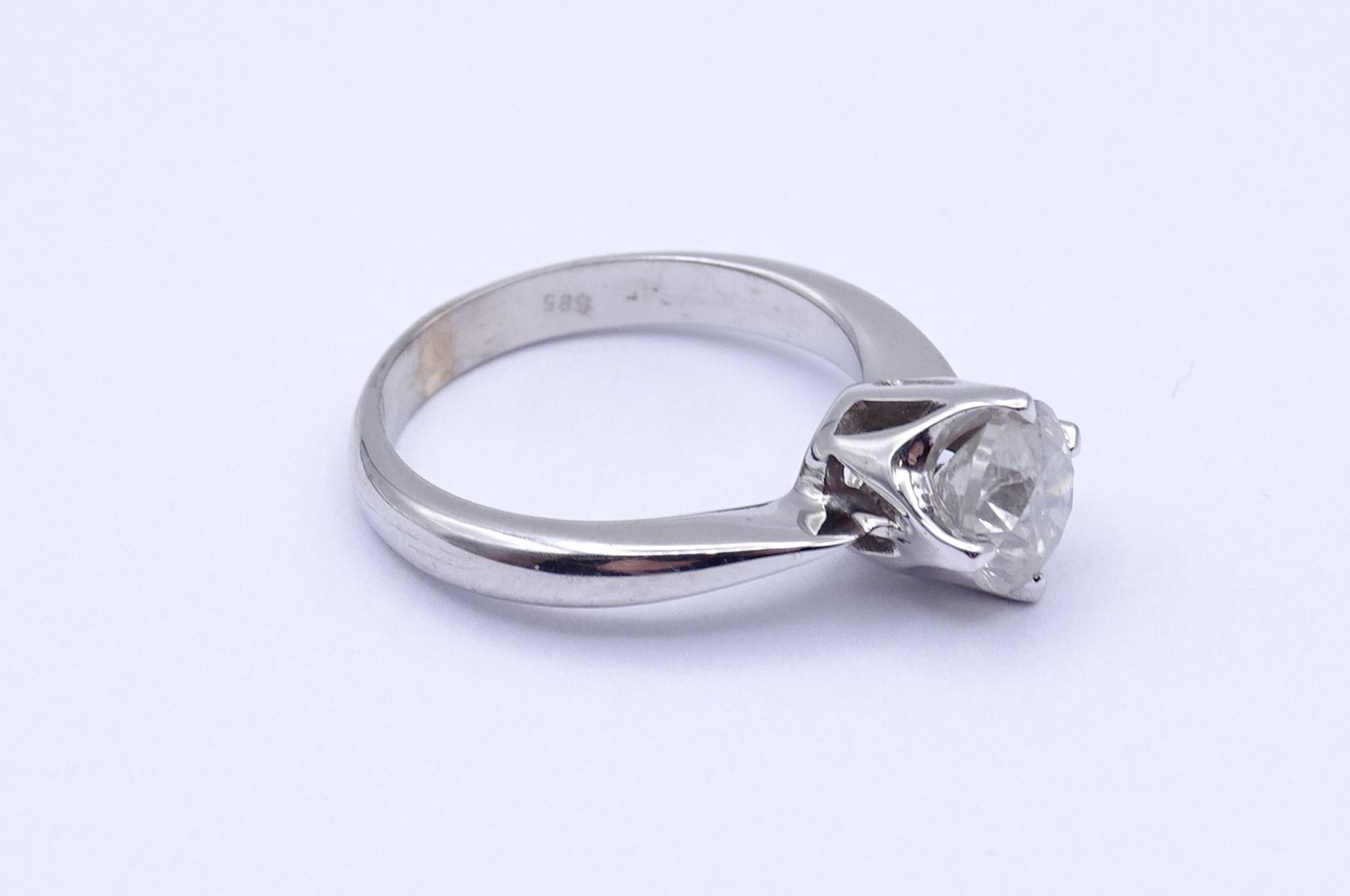 Diamant Ring, Weißgold 14K , Diamant 1,50ct., Farbe H , Reinheit P1, 4,8g., RG 54 / 55 - Image 6 of 7