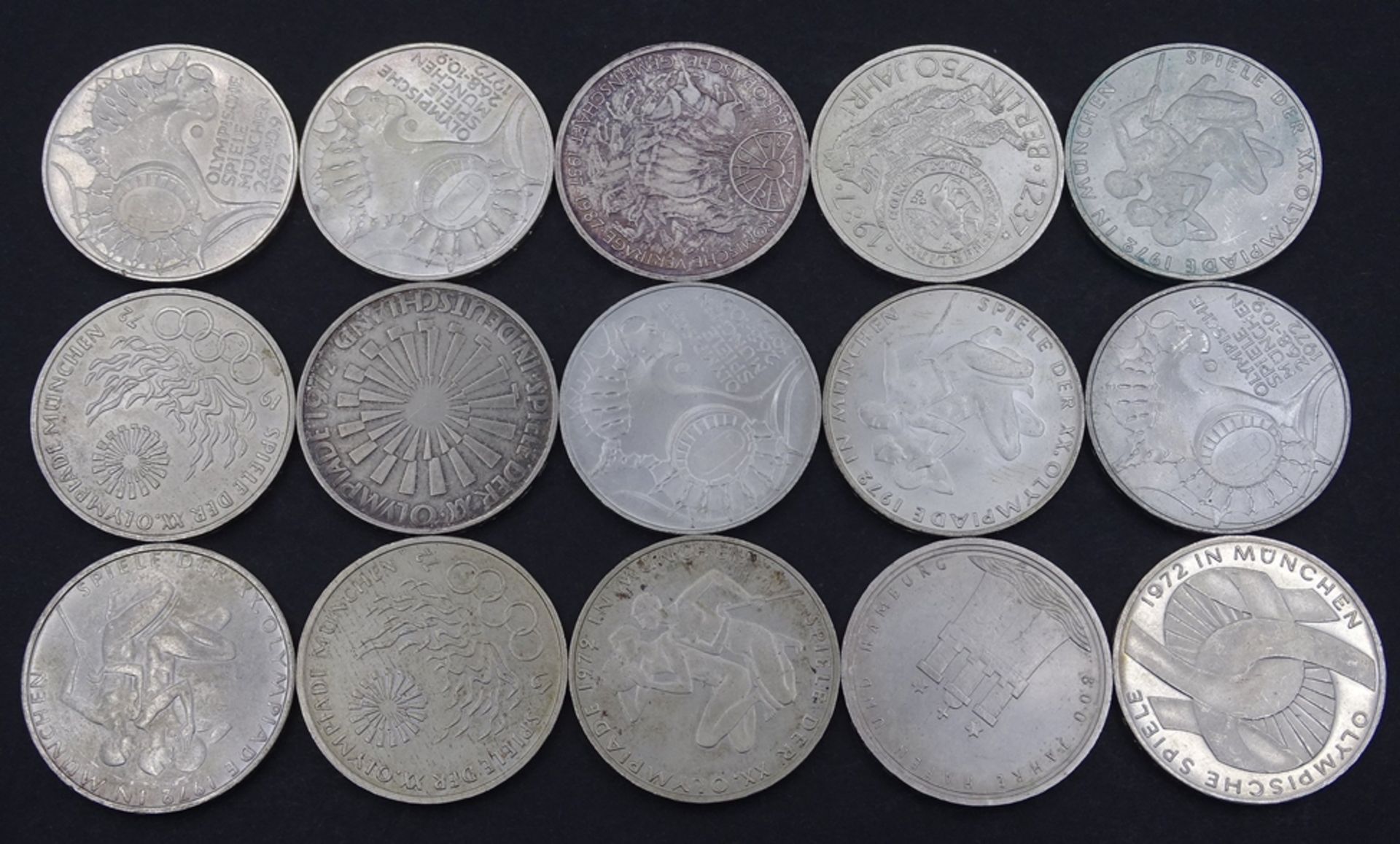 15x 10 DM Münzen = 150 Deutsche Mark ( 232g.) - Image 2 of 2