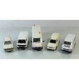 5 Modellbaufahrzeuge, Deutsche Telekom Service Beschriftung, 1 x Herpa, 1 x Rietze, 2 Wiking und 1 
