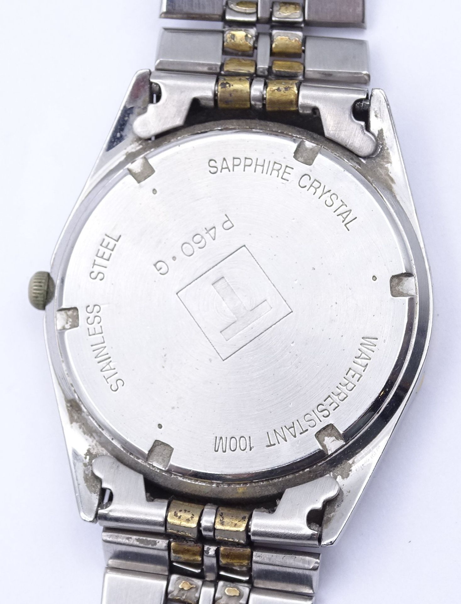 Armbanduhr Tissot PR 100, Quartz, bicolor, D. 33mm, Band lose, Funktion nicht überprüft - Bild 3 aus 5