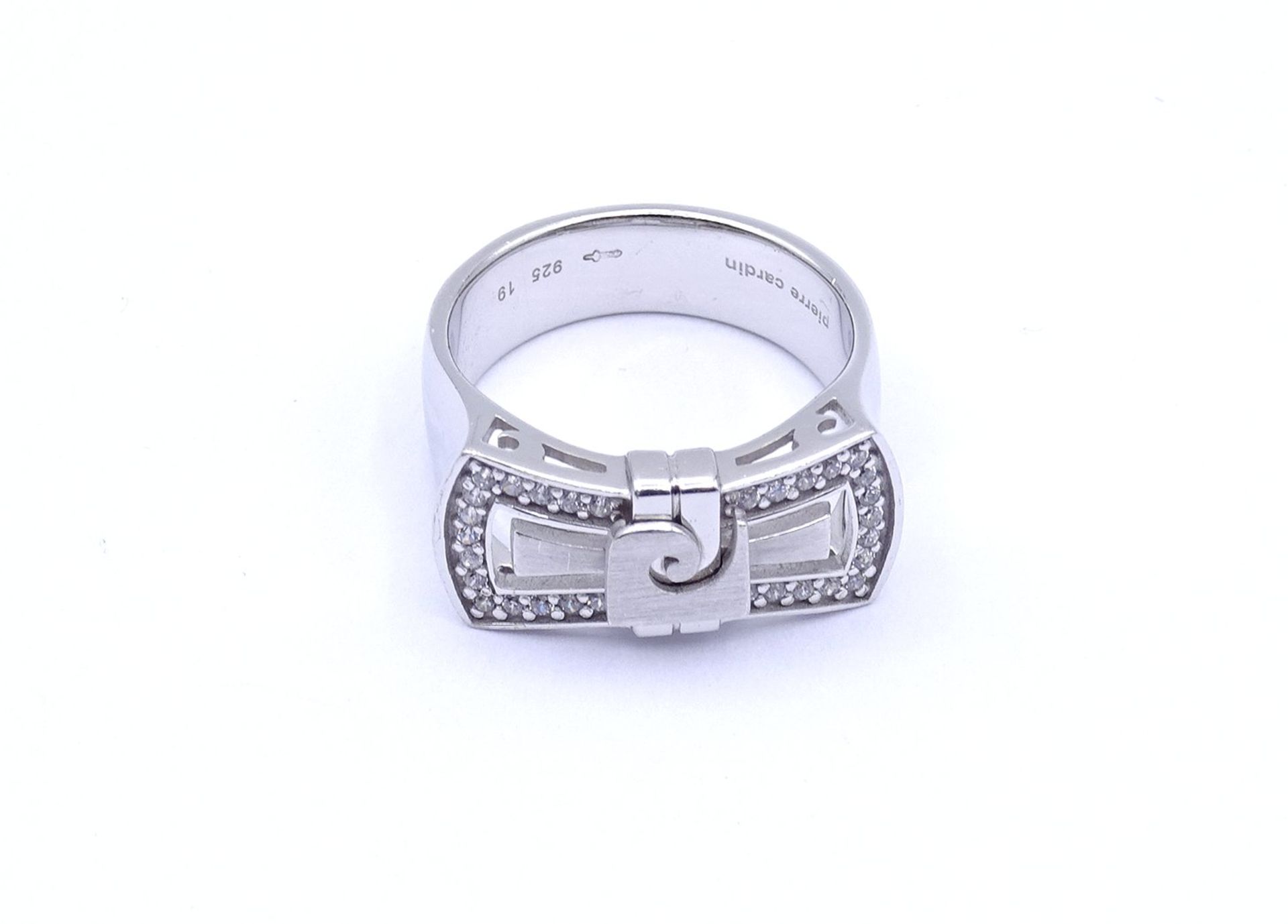 Pierre Cardin Ring, Sterling Silber 0.925, 8,0g., RG 60 - Image 2 of 3