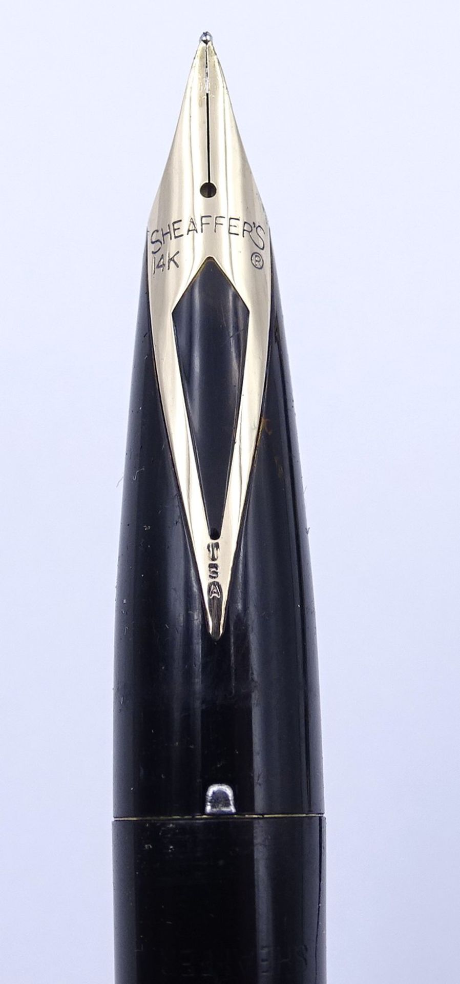 Sheaffer´s Füller, GG Feder 0.585, L. 13,5cm, Alters- und Gebrauchsspuren - Image 2 of 6