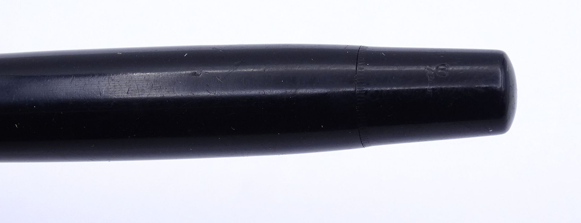 Montblanc Füller No. 234 1/2 G,  Gesamtlänge L. 12,2cm, anbei Schachtel, Alters- und Gebrauchsspure - Bild 6 aus 7