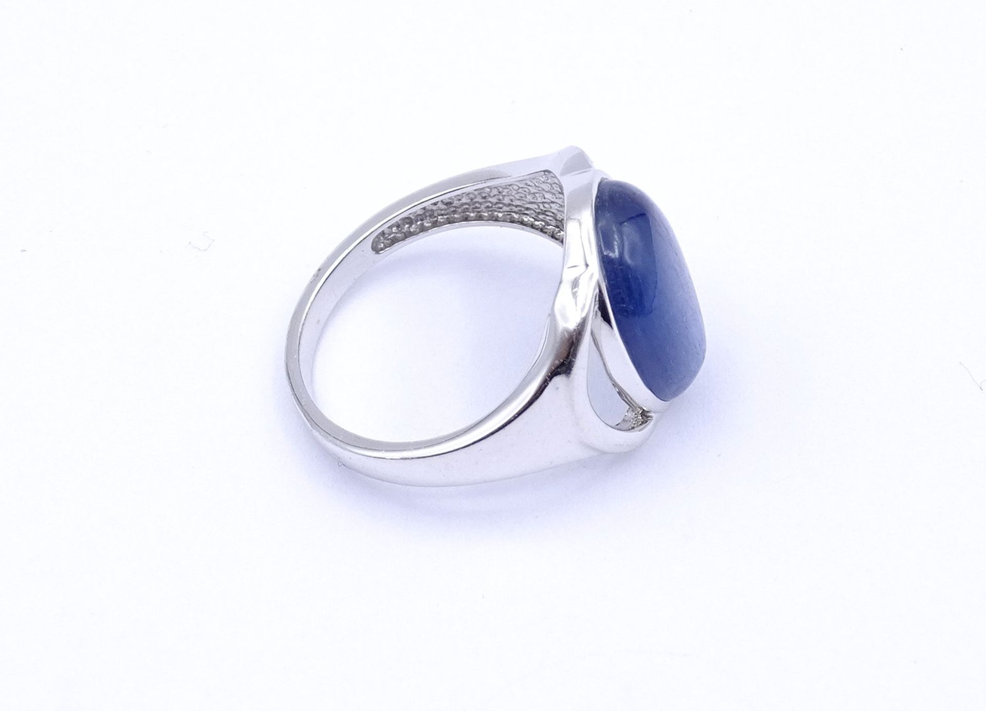 Silber Ring mit Kyanit Cabochon, Sterling Silber 0.925, 5,9g., RG 63 - Bild 3 aus 4