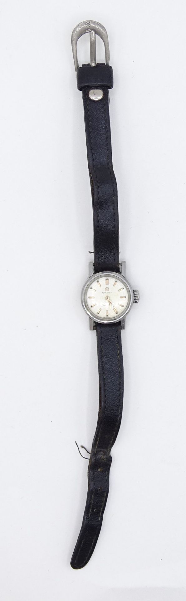 DAU Omega Seamaster, Handaufzug, Ø Gehäuse: 1,9 cm, Werk läuft, Alters- und Tragespuren vorhanden - Image 2 of 5