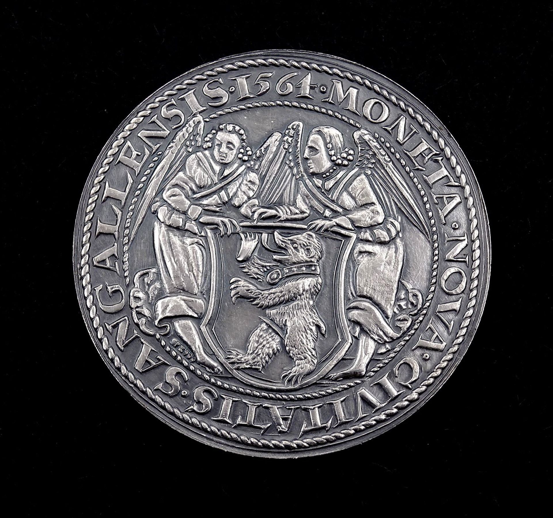 900er Silber Medaille, Nachprägung von 1969, D. 40mm, 25g.