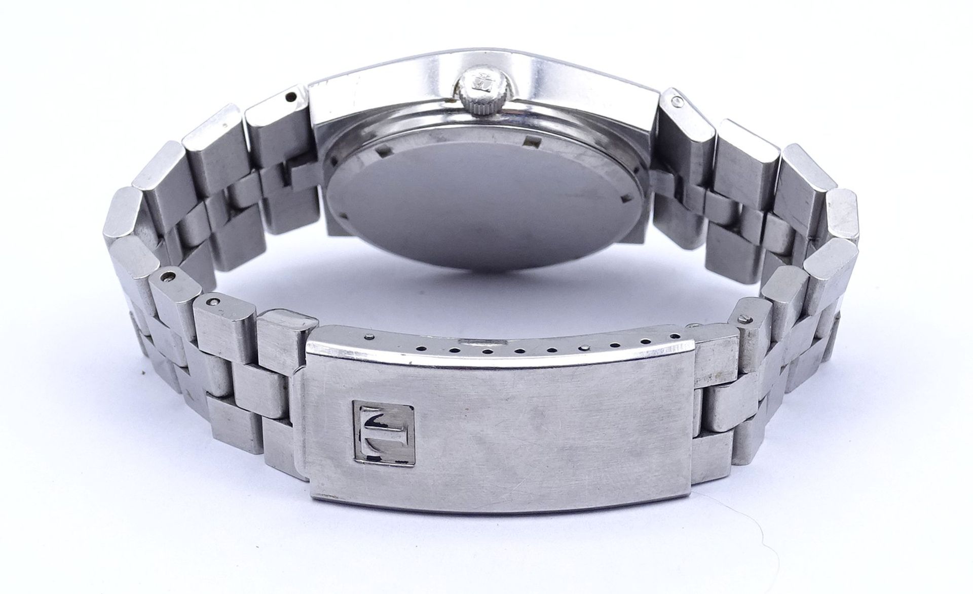 Herren Armbanduhr Tissot PR 526 GL, Automatikwerk, D. 36mm, Alters- und Gebrauchsspuren, Glas stark - Bild 4 aus 4