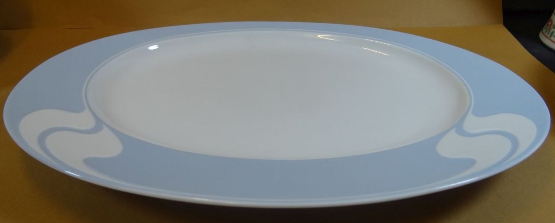 27 Service Teile "Rosenthal" Asimetria, Entw. B. Winblad, ovale Platte 34x25 cm, eine Salatschale m - Bild 2 aus 13