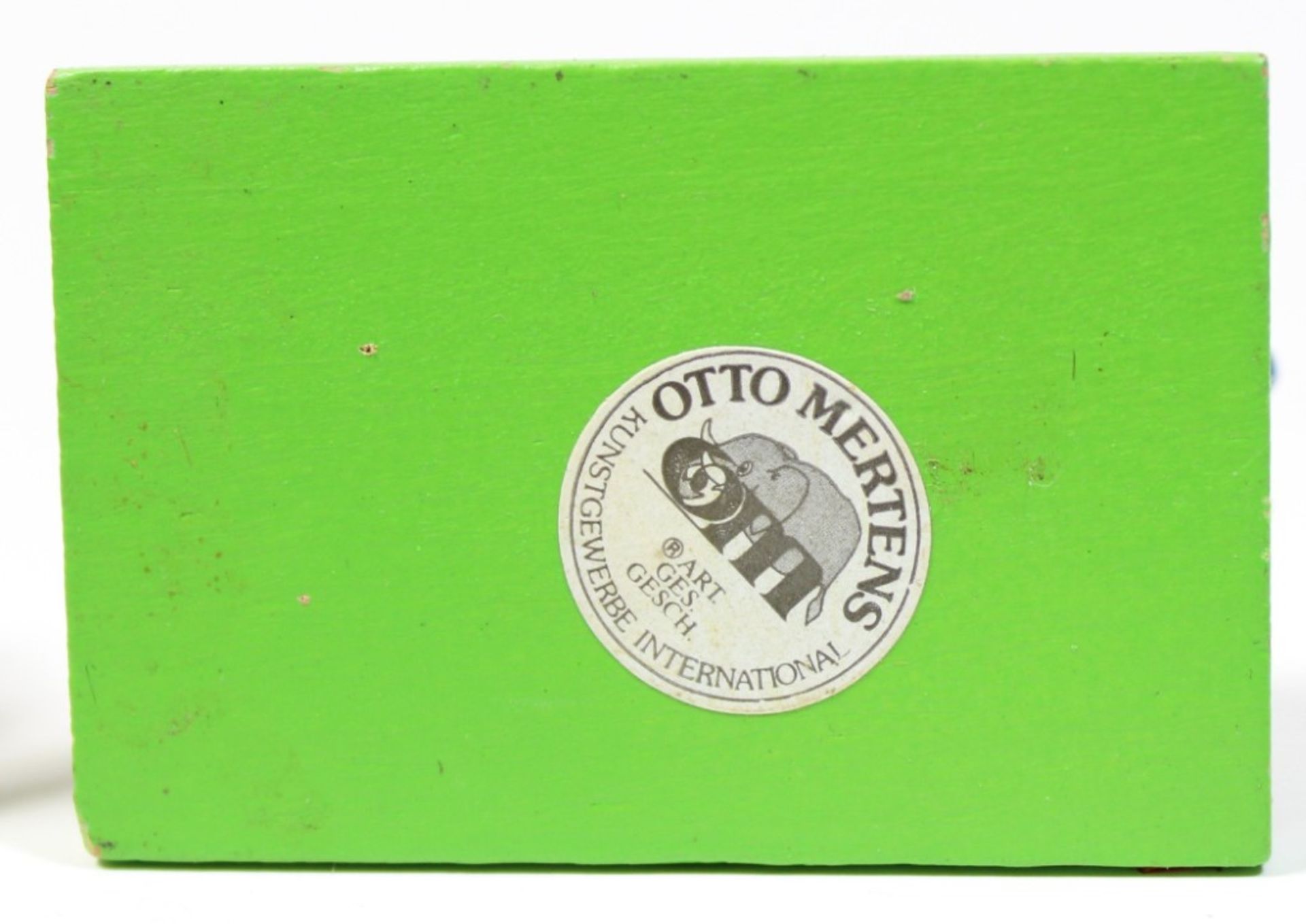 Osterschmuck, "Otto Mertens", 2 Hasenfiguren, Erzgebirge, H. ca. 6 cm, Fuß: 4,2 x 6 cm, Alters- und - Bild 4 aus 4