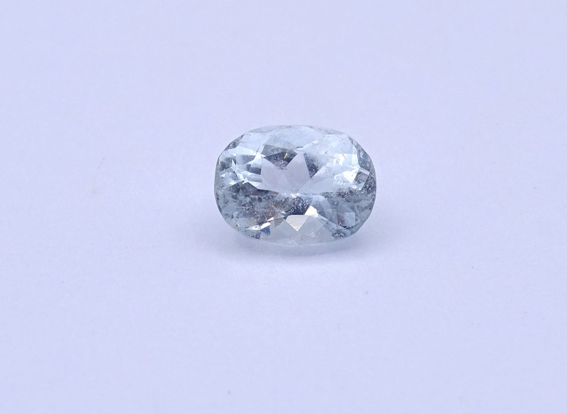 Loser Aquamarin, 1,48ct. 10x7x6mm - Image 3 of 6