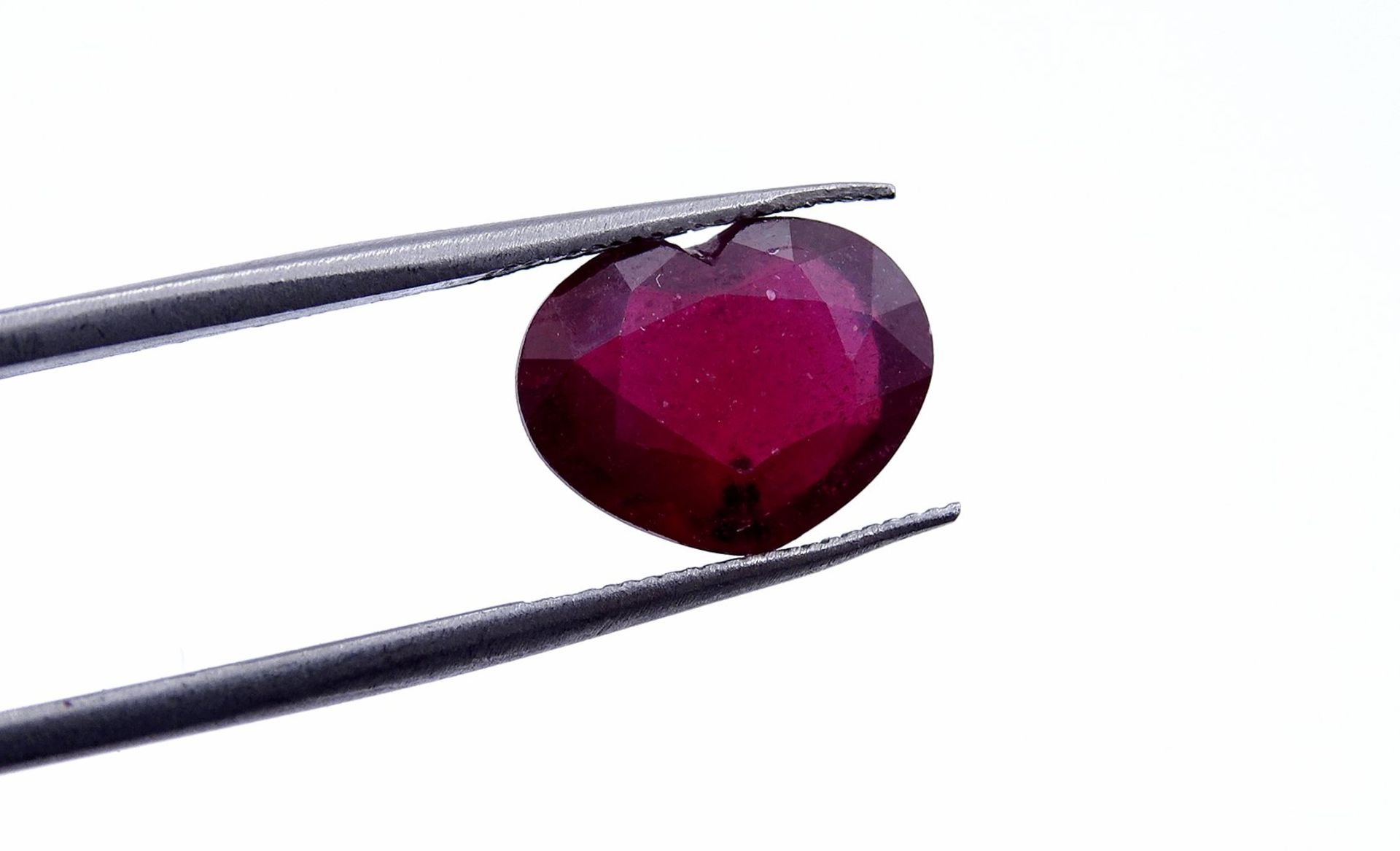 Loser Rubin, 2,82ct.,Herzform, 7,5x10x3mm - Image 2 of 6