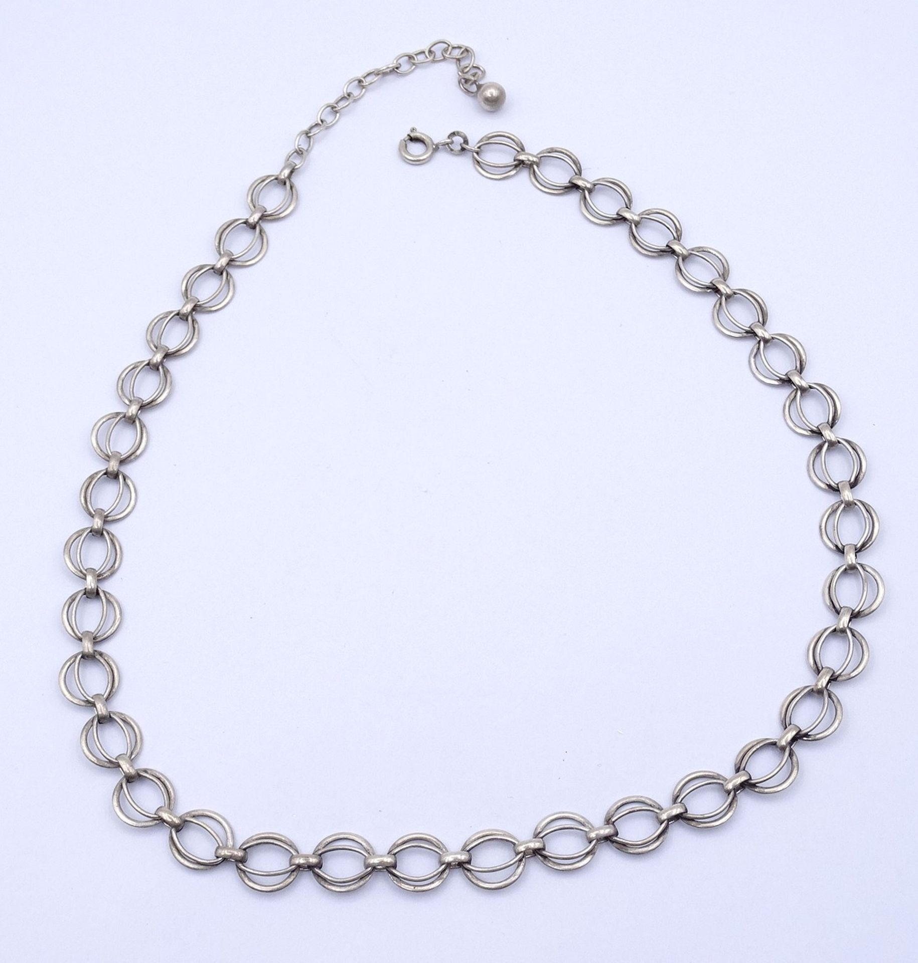 Halskette, Silber 0.800, L. 40-46cm, 15g.