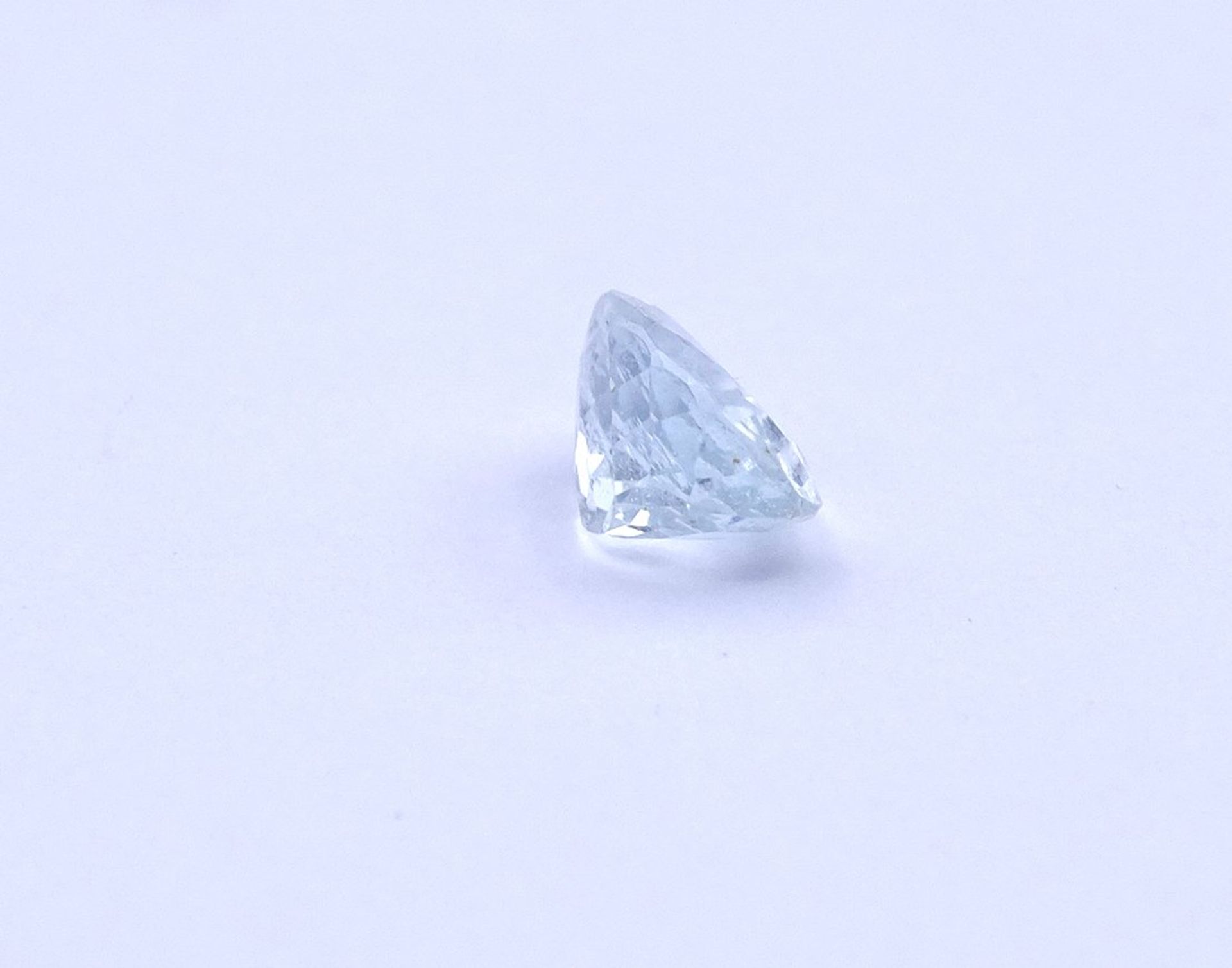 Loser Aquamarin, 1,48ct. 10x7x6mm - Bild 5 aus 6