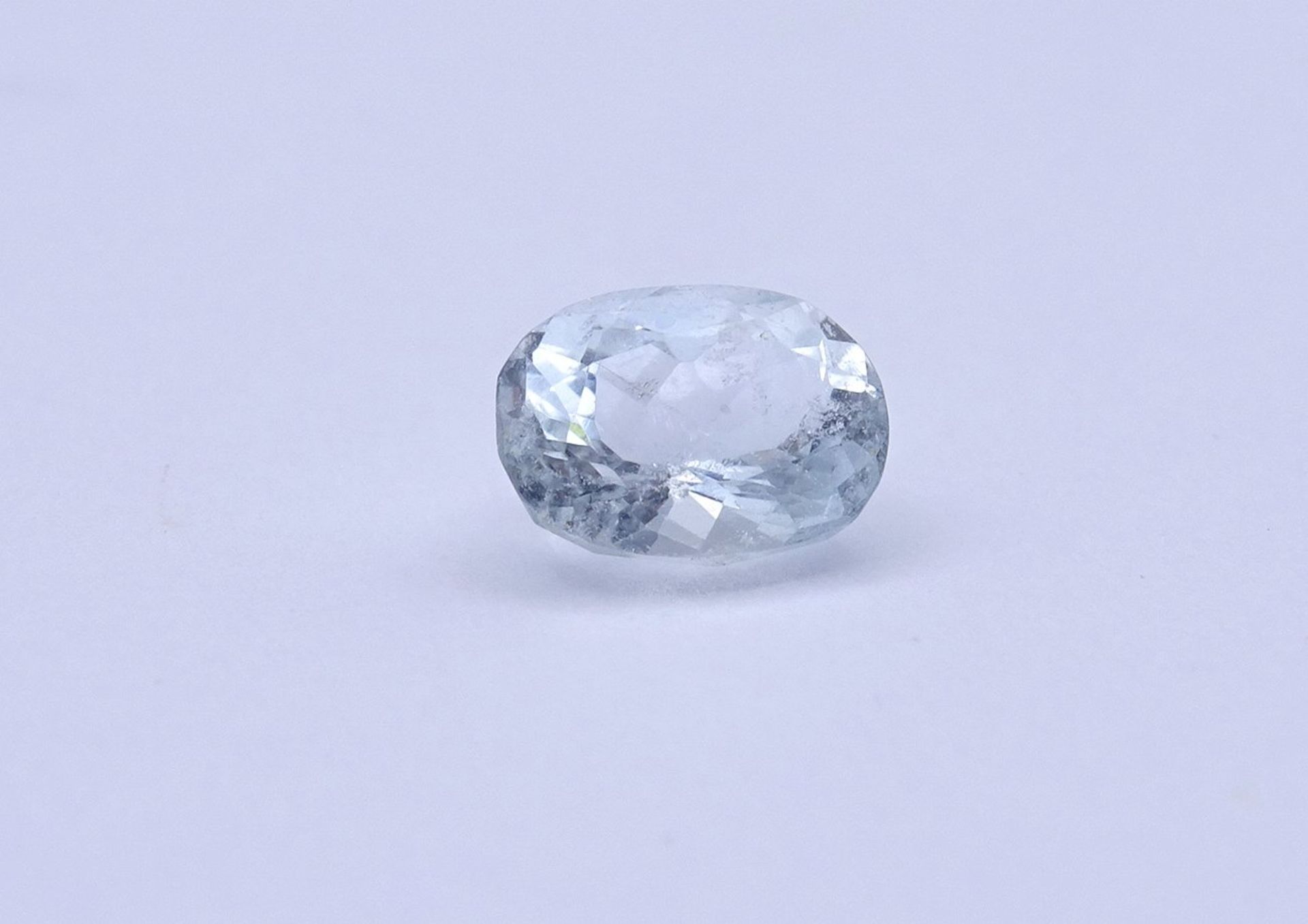 Loser Aquamarin, 1,48ct. 10x7x6mm - Bild 4 aus 6