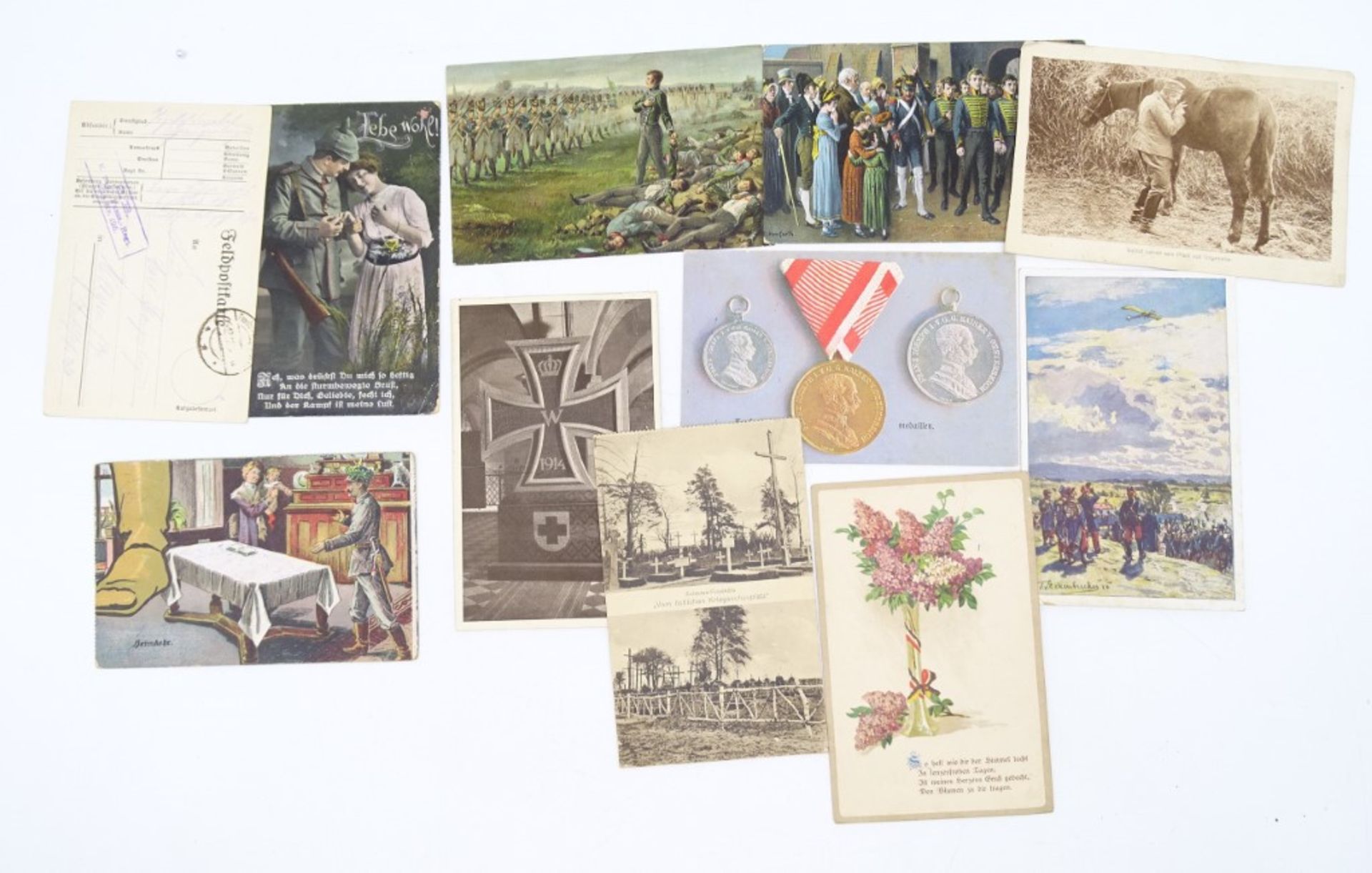 Konvolut Feldpostkarten, überwiegend gelaufen, Kaiserreich, 1. WK, ca. 150 St. - Bild 2 aus 3